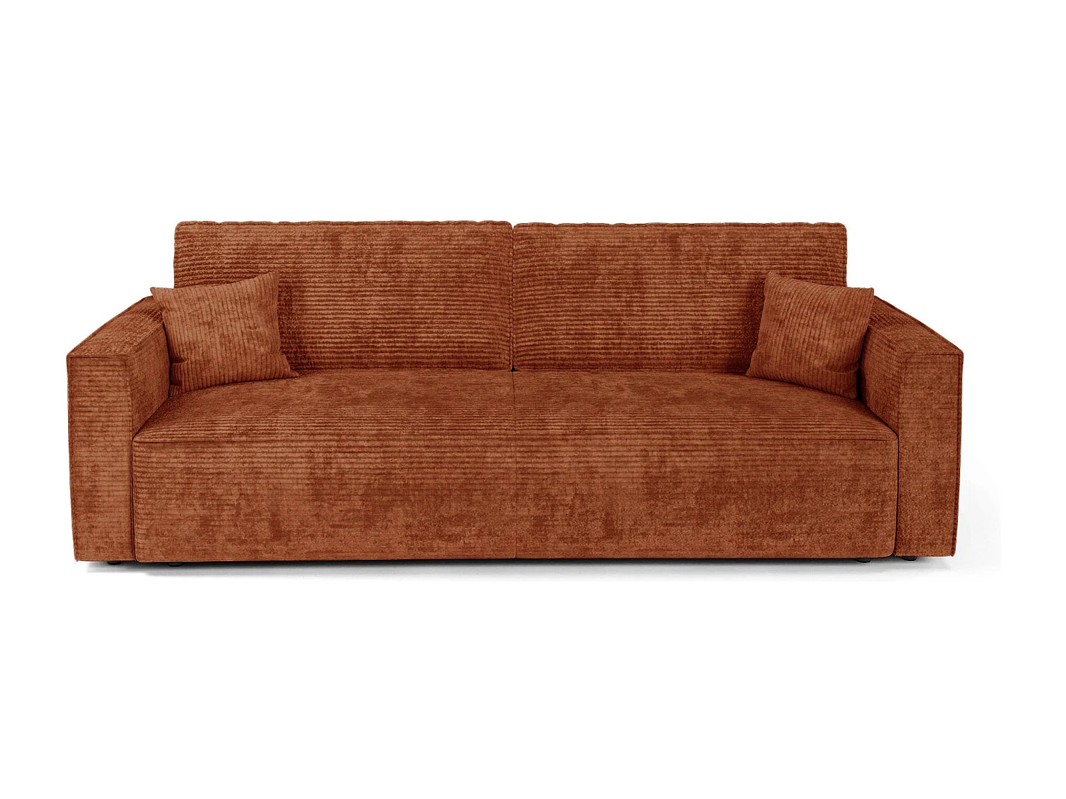 Canapé convertible avec coffre  en Velours côtelé