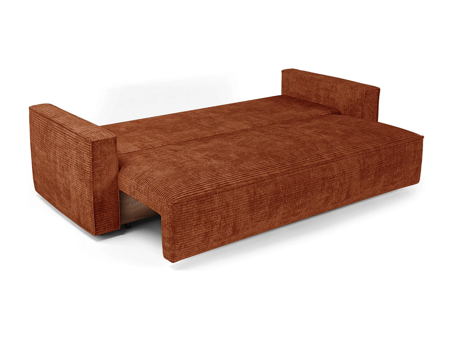 Canapé convertible avec coffre  en Velours côtelé