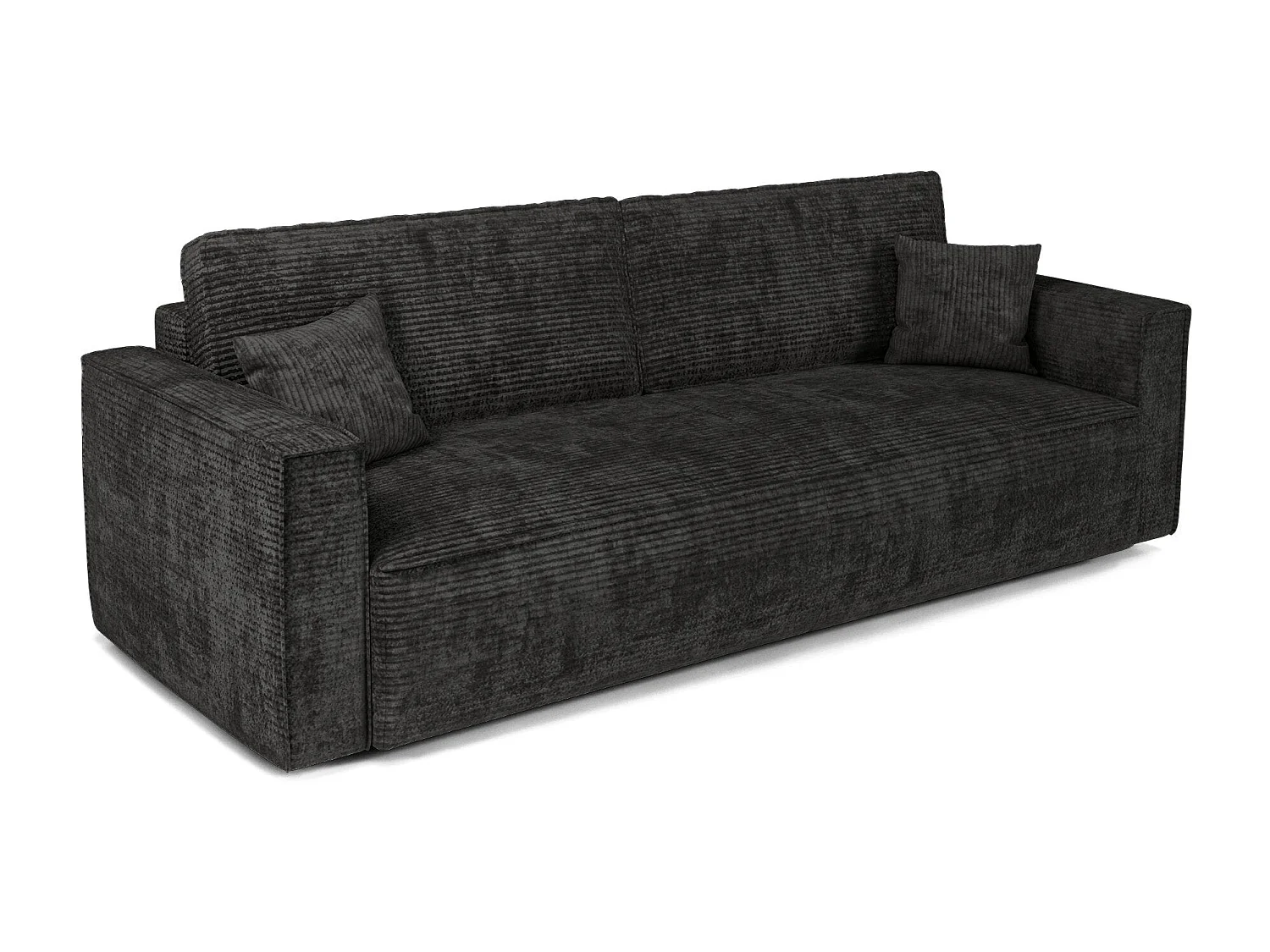 Canapé convertible avec coffre  en Velours côtelé