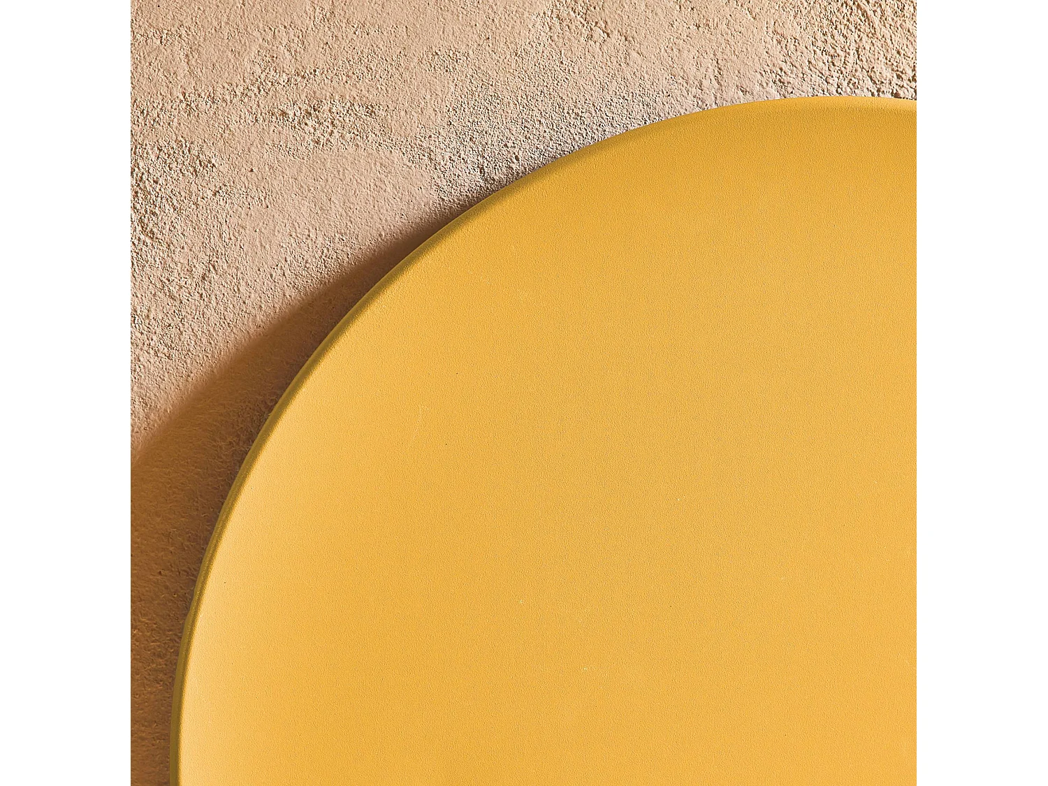 Table de jardin bistrot ronde Ø60cm pliable en acier thermolaqué