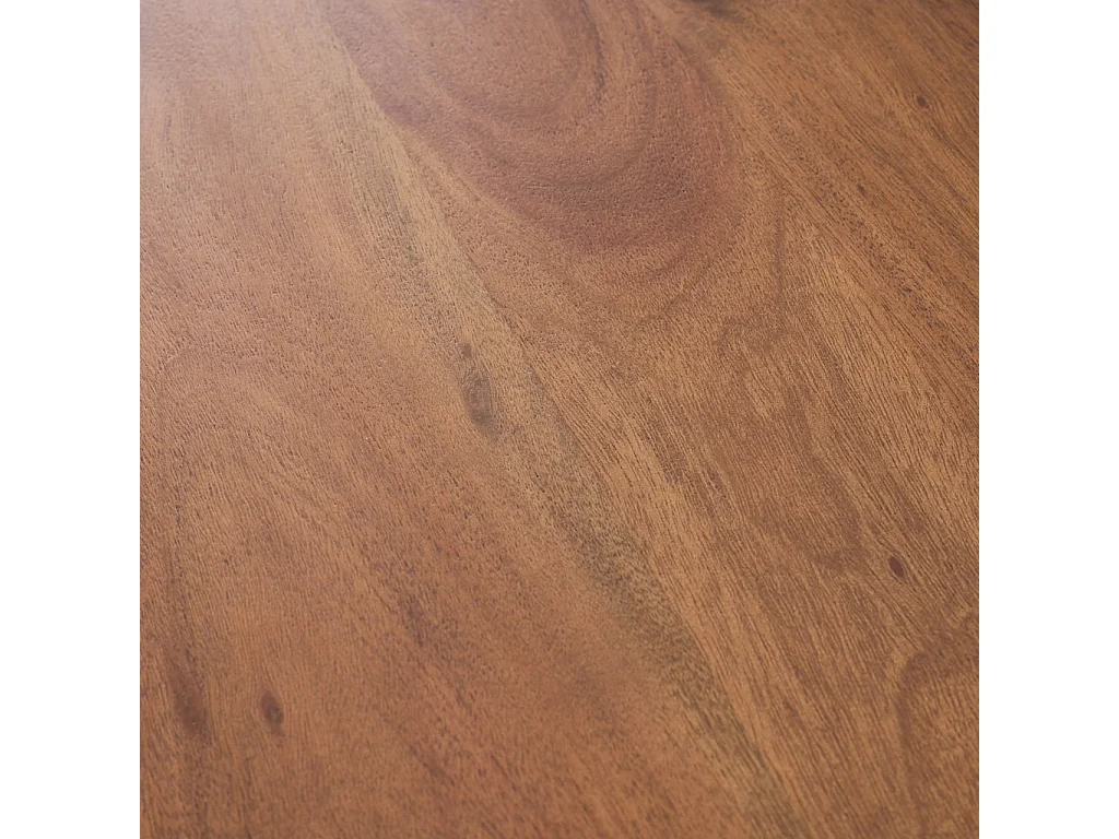 Consola exótica de madera de acacia, 120cm nogal