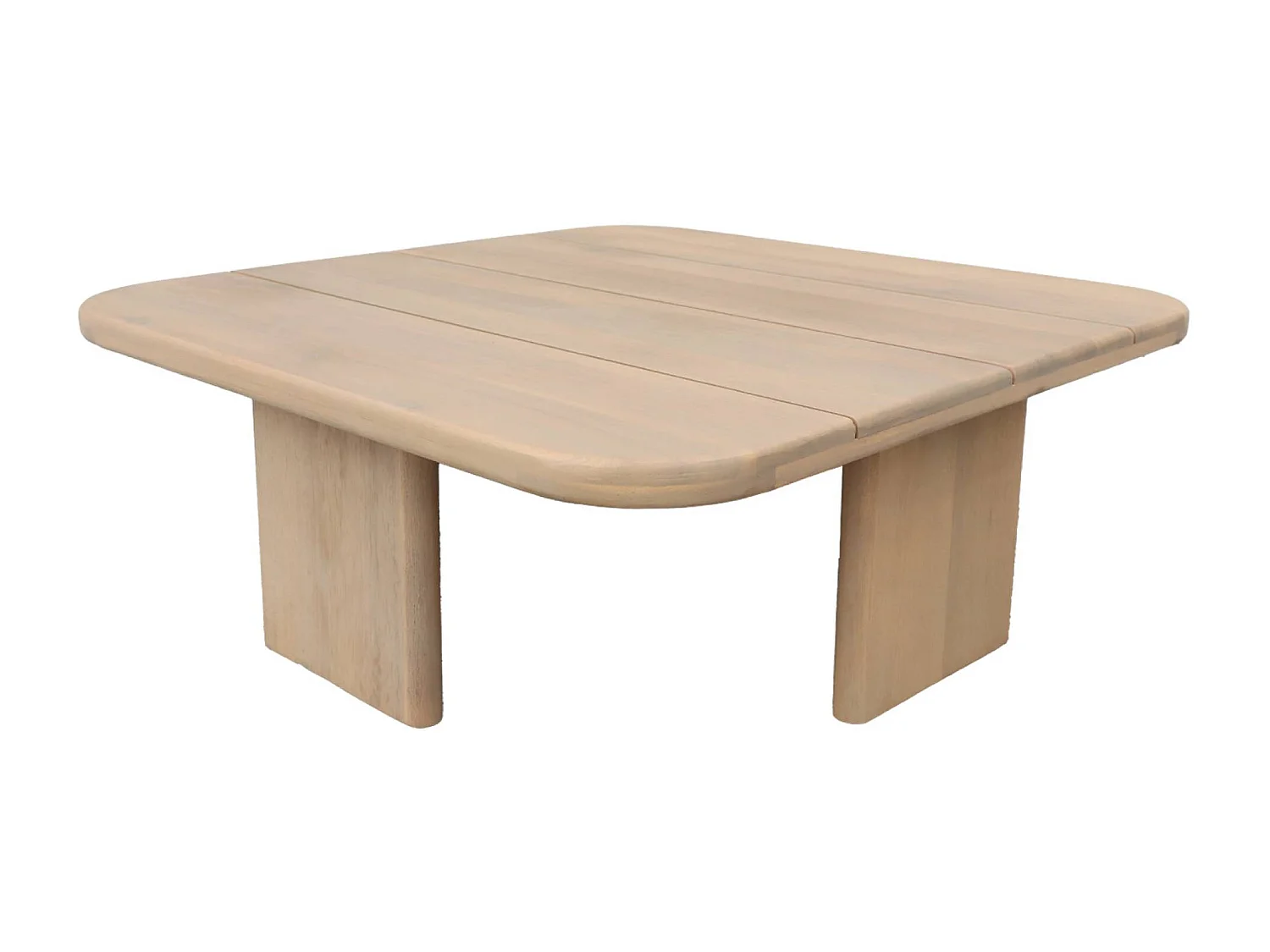 Tavolino da giardino quadrato in legno di acacia, 70cm, marrone