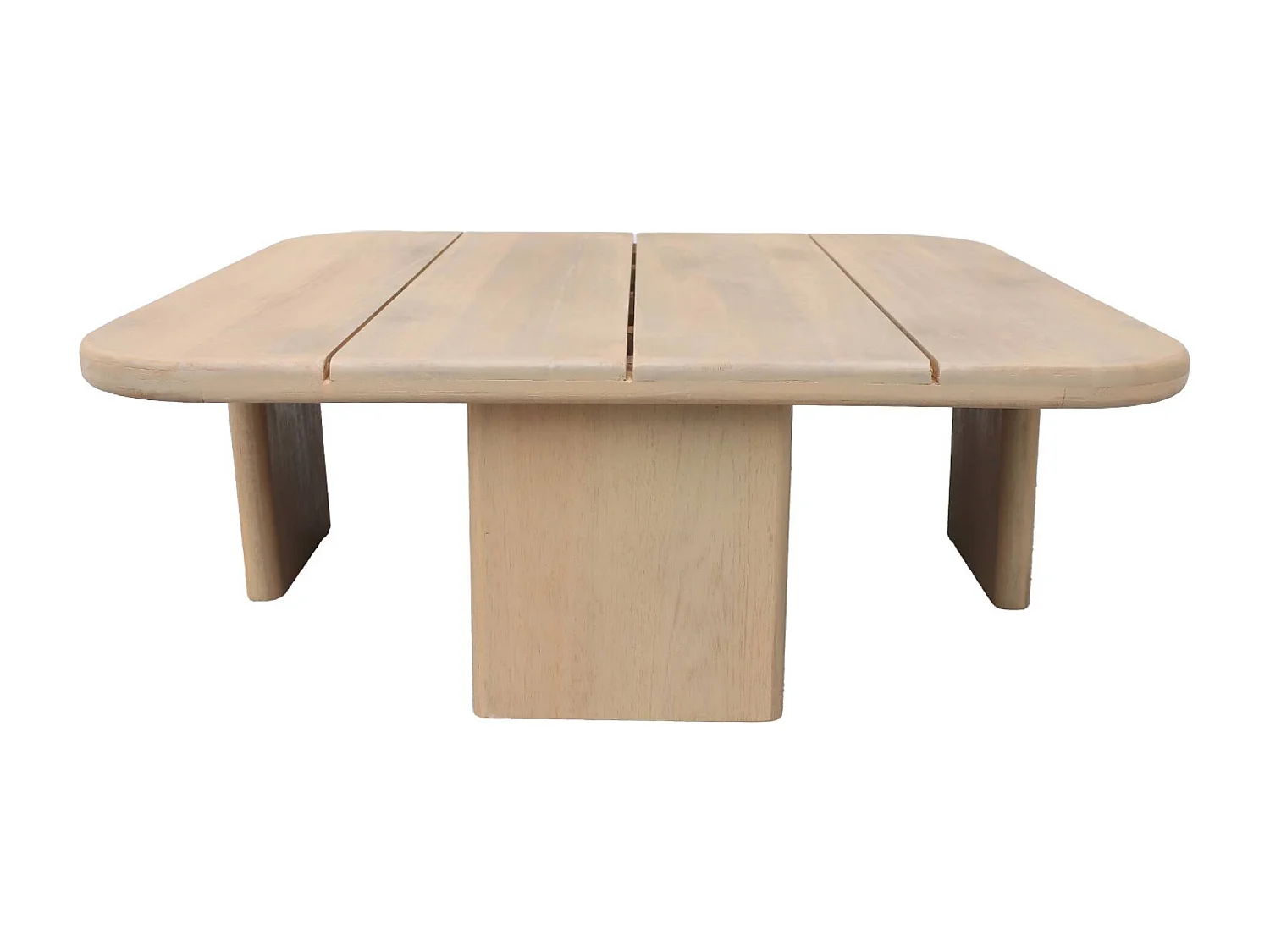 Tavolino da giardino quadrato in legno di acacia, 70cm, marrone