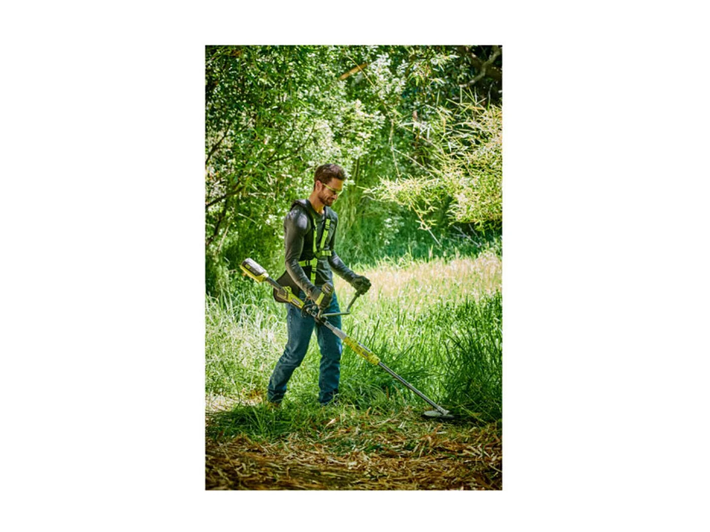 Débroussailleuse RYOBI 36V - Guidon - Ø fil 1 x 1,65 mm - Lame 3 dents Tri-Arc+™ 26 cm