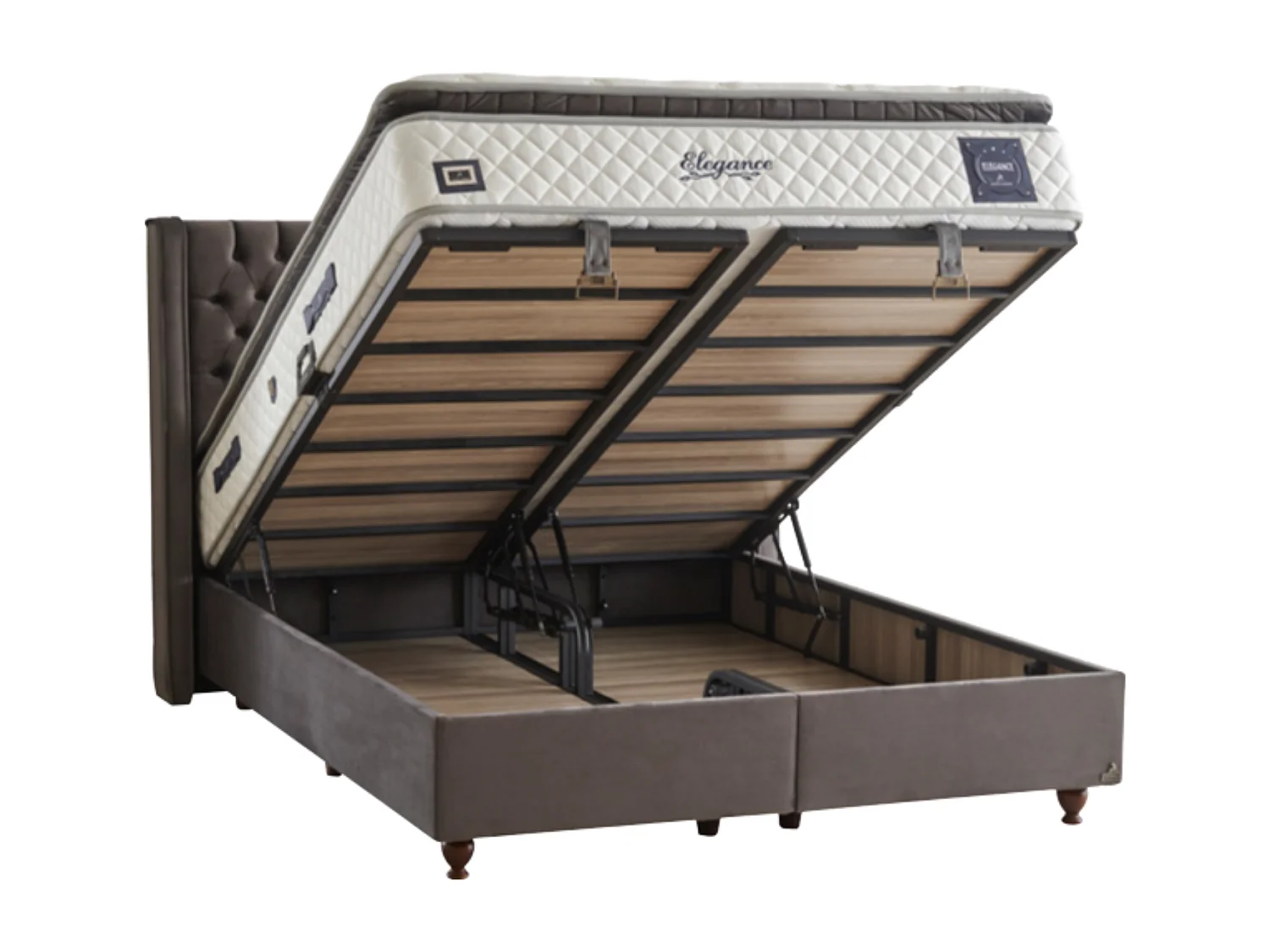 Lit Elegance avec matelas – 90 × 200 cm avec matelas inclus