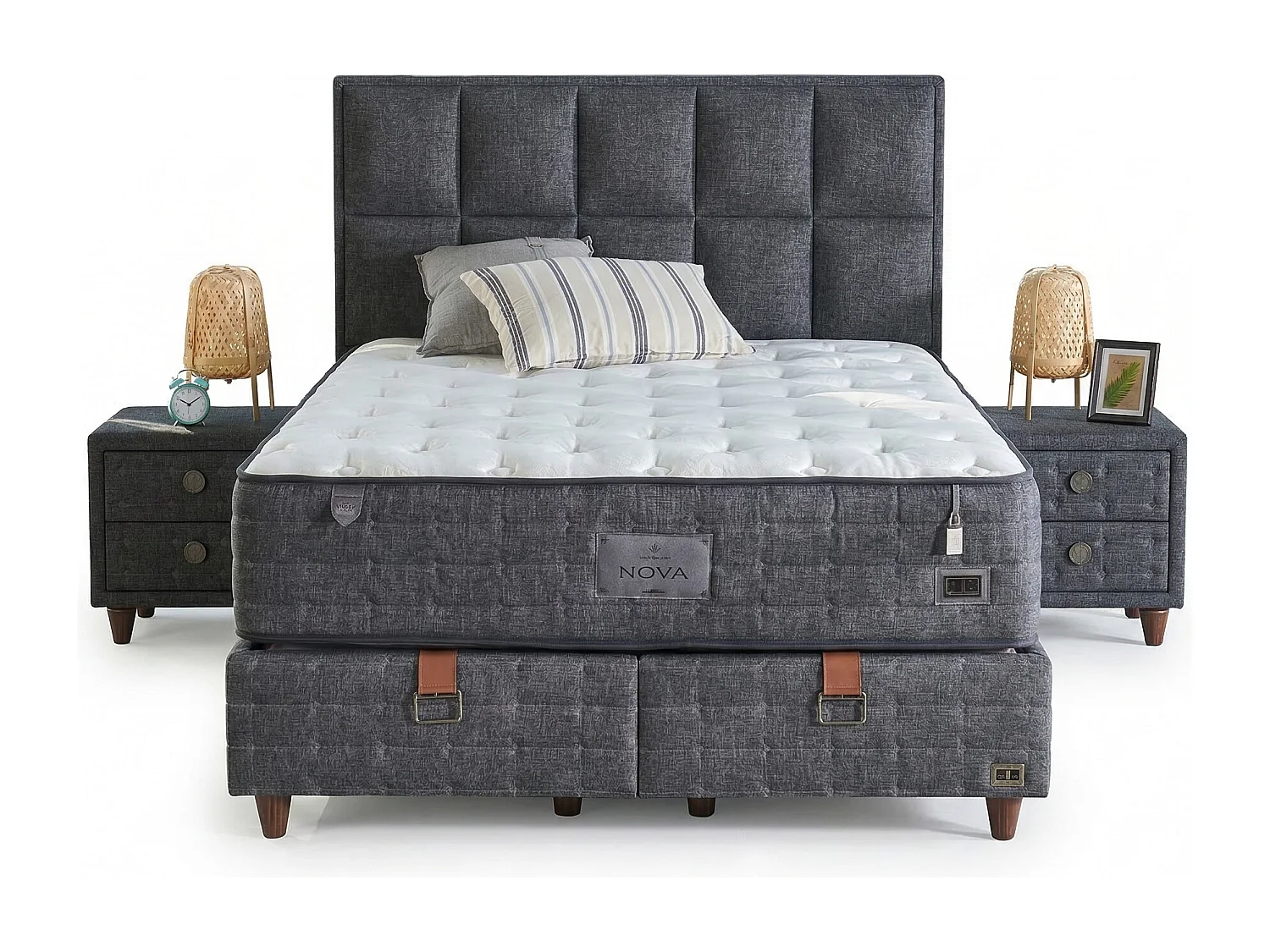 Lit Nova avec matelas – 160 × 200 cm avec matelas inclus