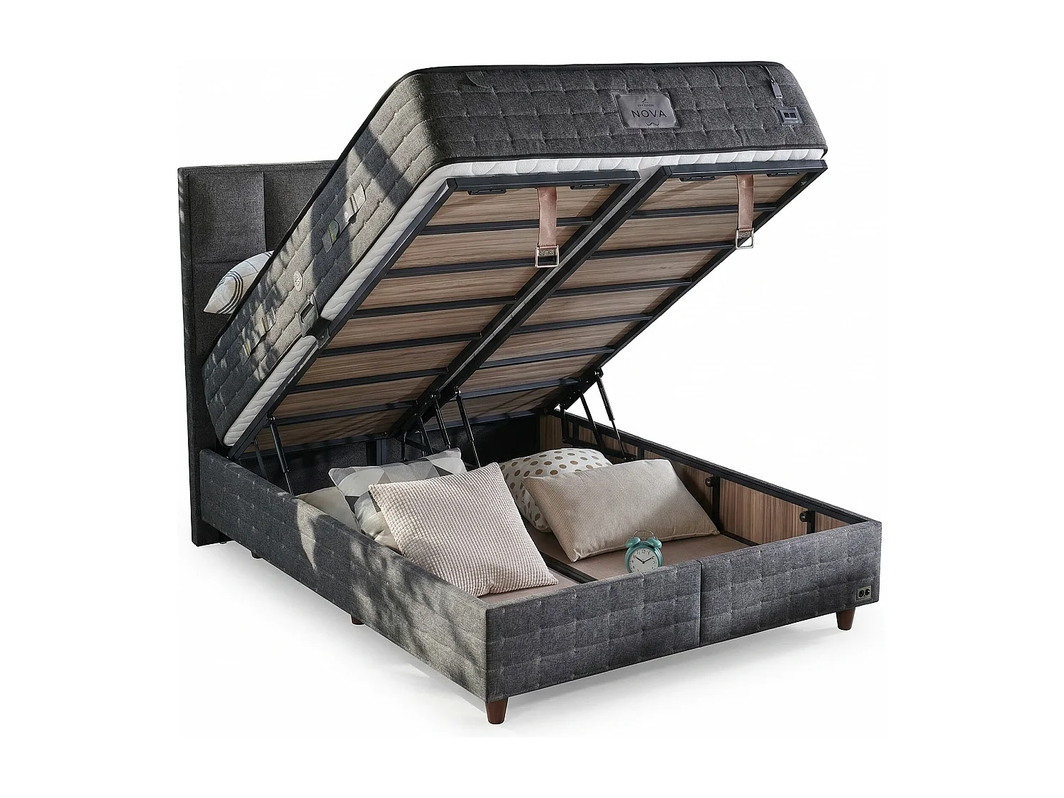 Lit Nova avec matelas – 160 × 200 cm avec matelas inclus