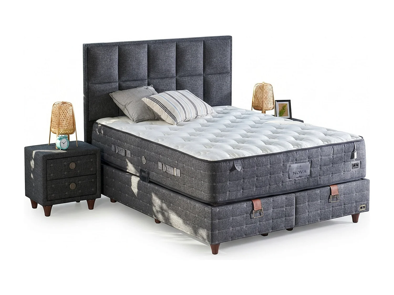 Lit Nova avec matelas – 160 × 200 cm avec matelas inclus