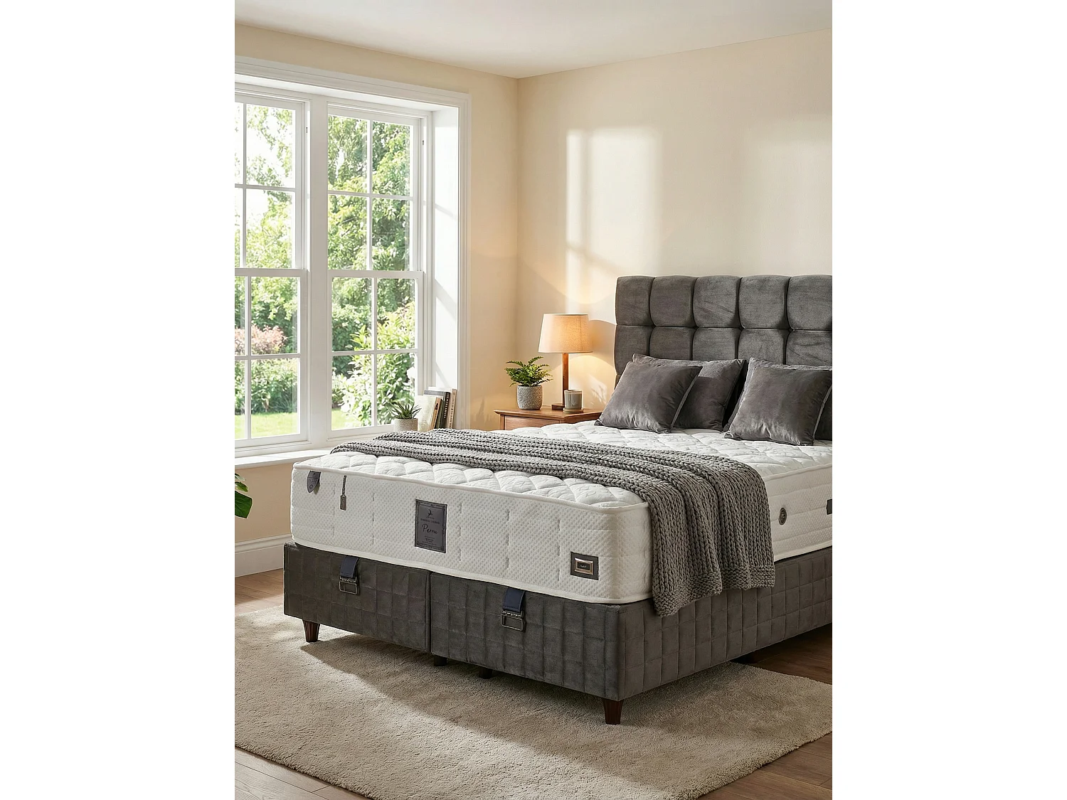 Lit Perra avec matelas – 90 × 200 cm avec matelas inclus