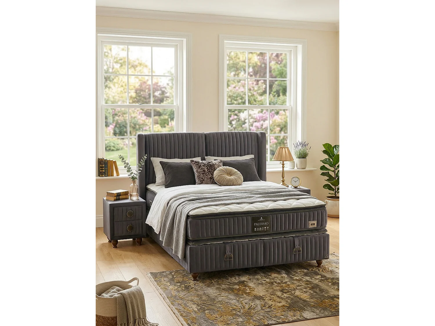 Letto Palermo con materasso – 90 x 200 cm incluso