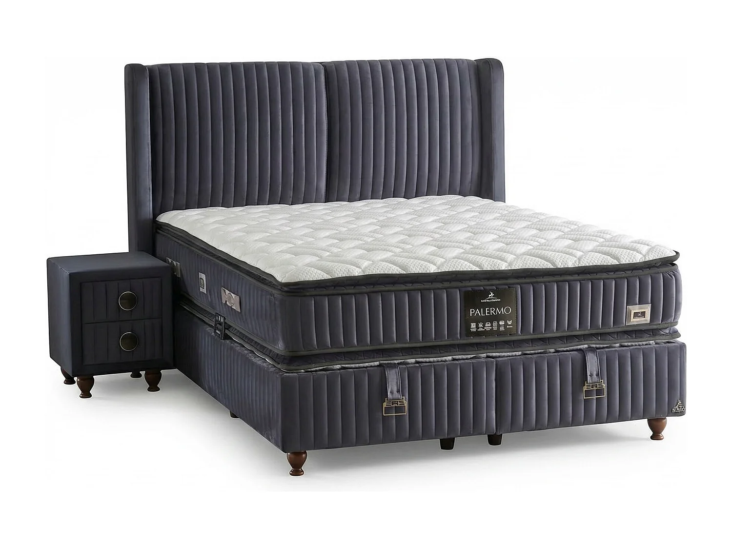 Letto Palermo con materasso – 90 x 200 cm incluso