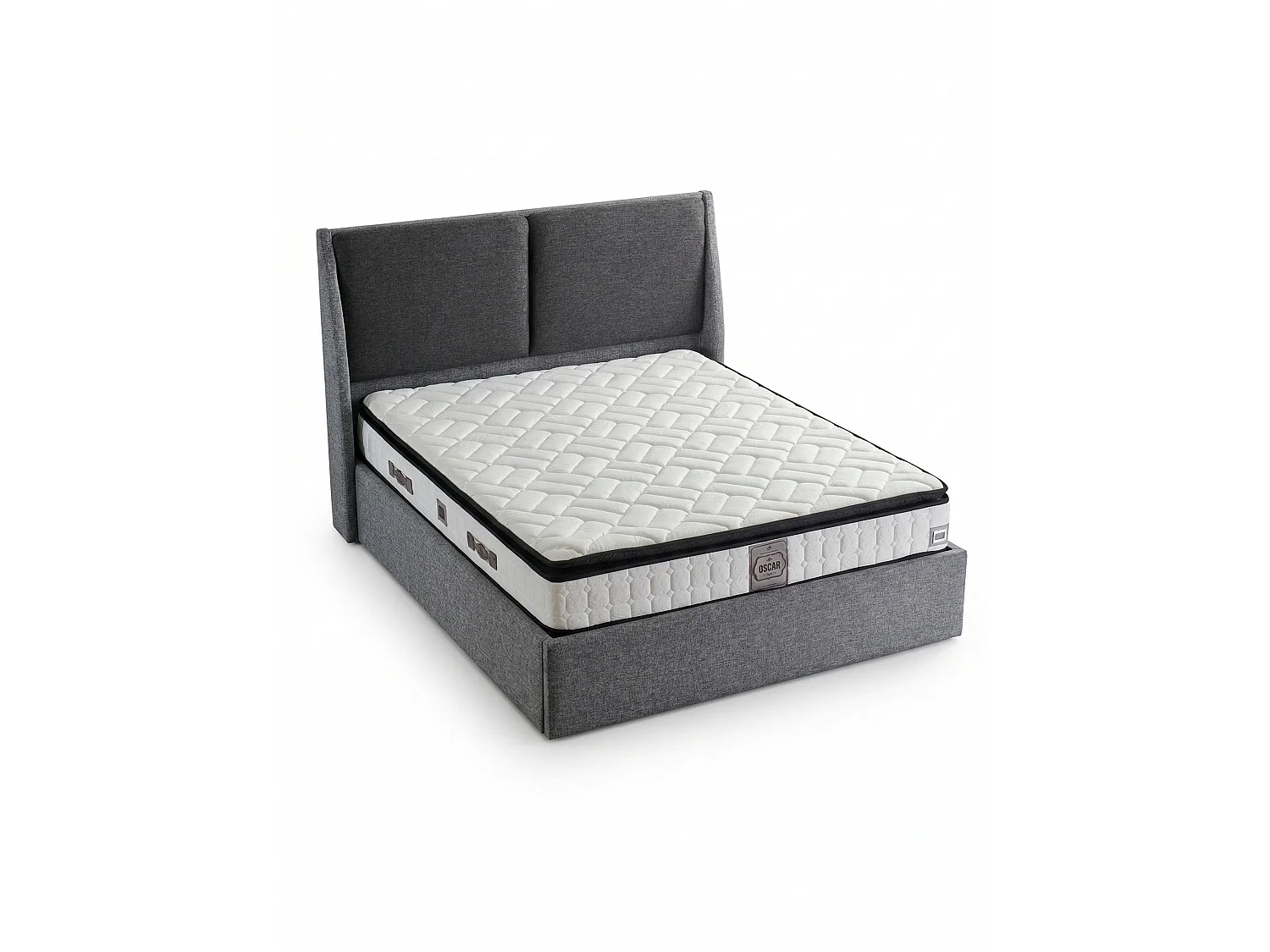 Lit Oscar avec matelas – 90 × 200 cm avec matelas inclus