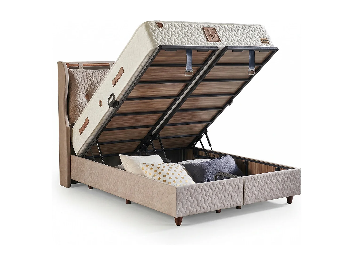 Letto Comfort Life con materasso – 160 x 200 cm con materasso incluso
