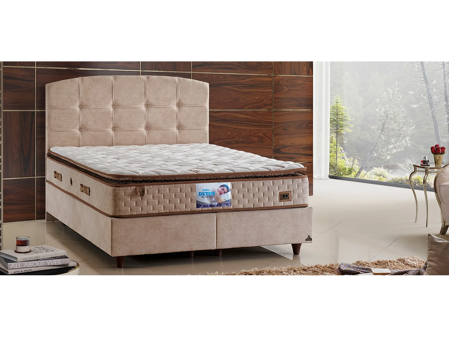 Detox Deluxe Bettset 160 x 200 cm – Komplett mit Matratze