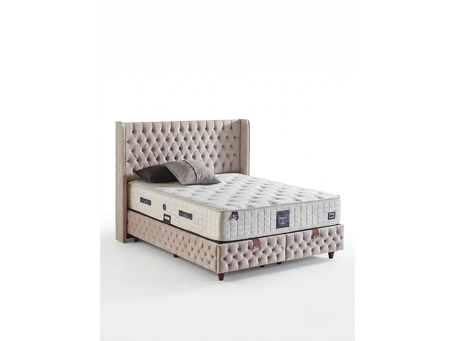Lit Kardelen Plus avec matelas – 90 × 200 cm avec matelas inclus