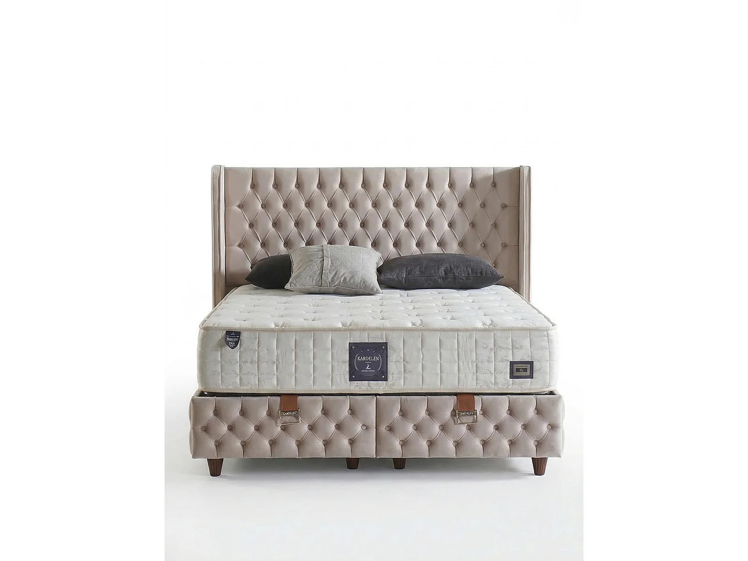 Lit Kardelen Plus avec matelas – 90 × 200 cm avec matelas inclus