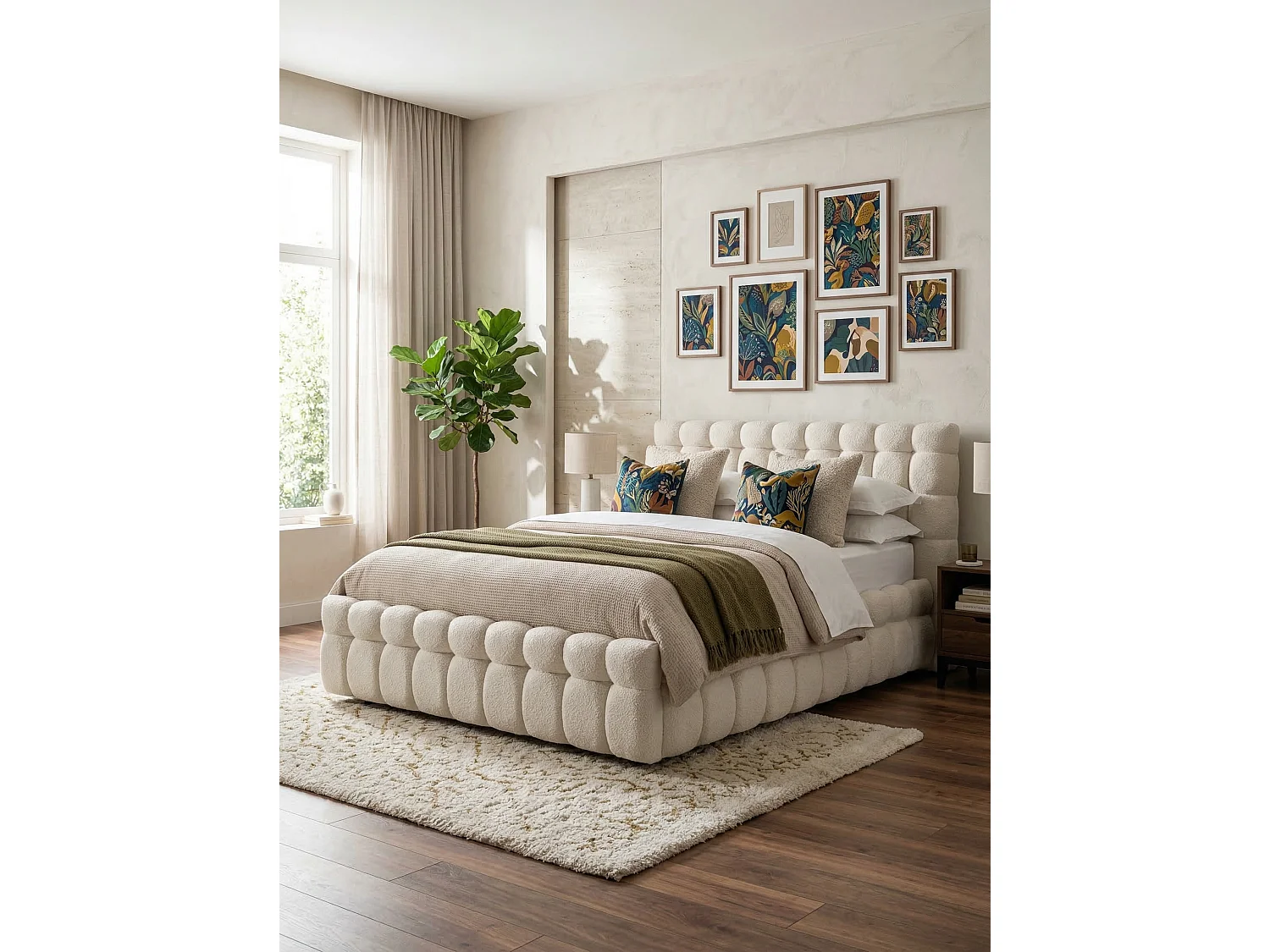 Form Sleep Bett mit Matratze – 180 × 200 cm