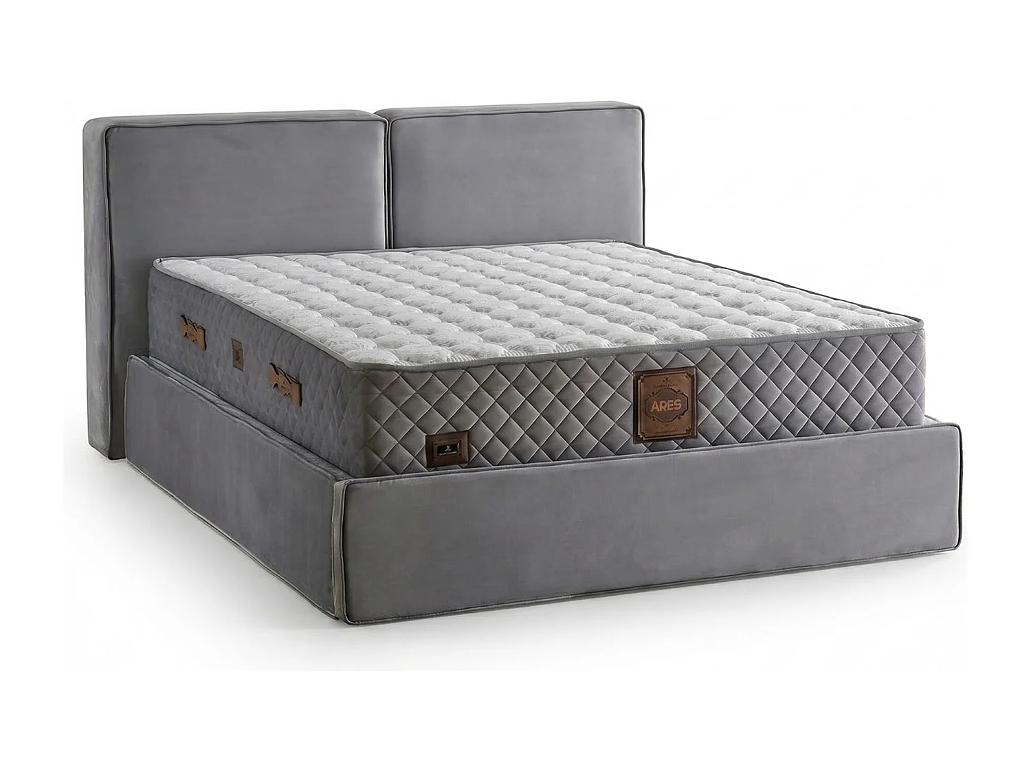 Letto Ares con materasso – 140 × 200 cm con materasso incluso