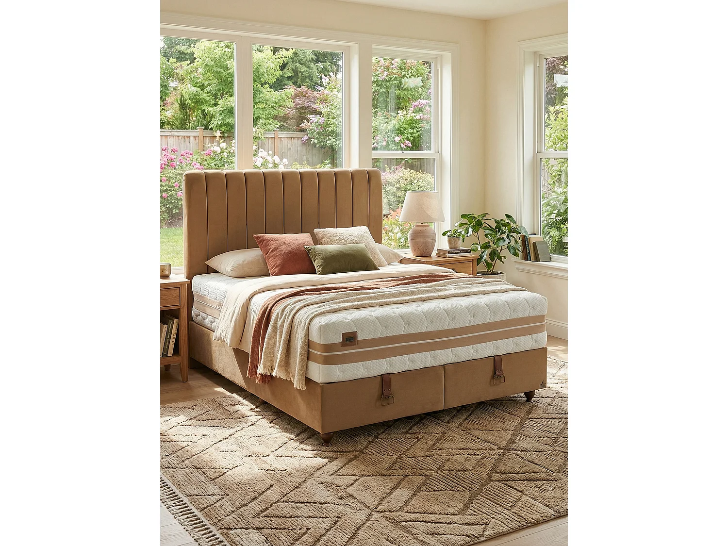 Visco Plus Comfort Matratze 180 x 200 cm mit Taschenfederkern