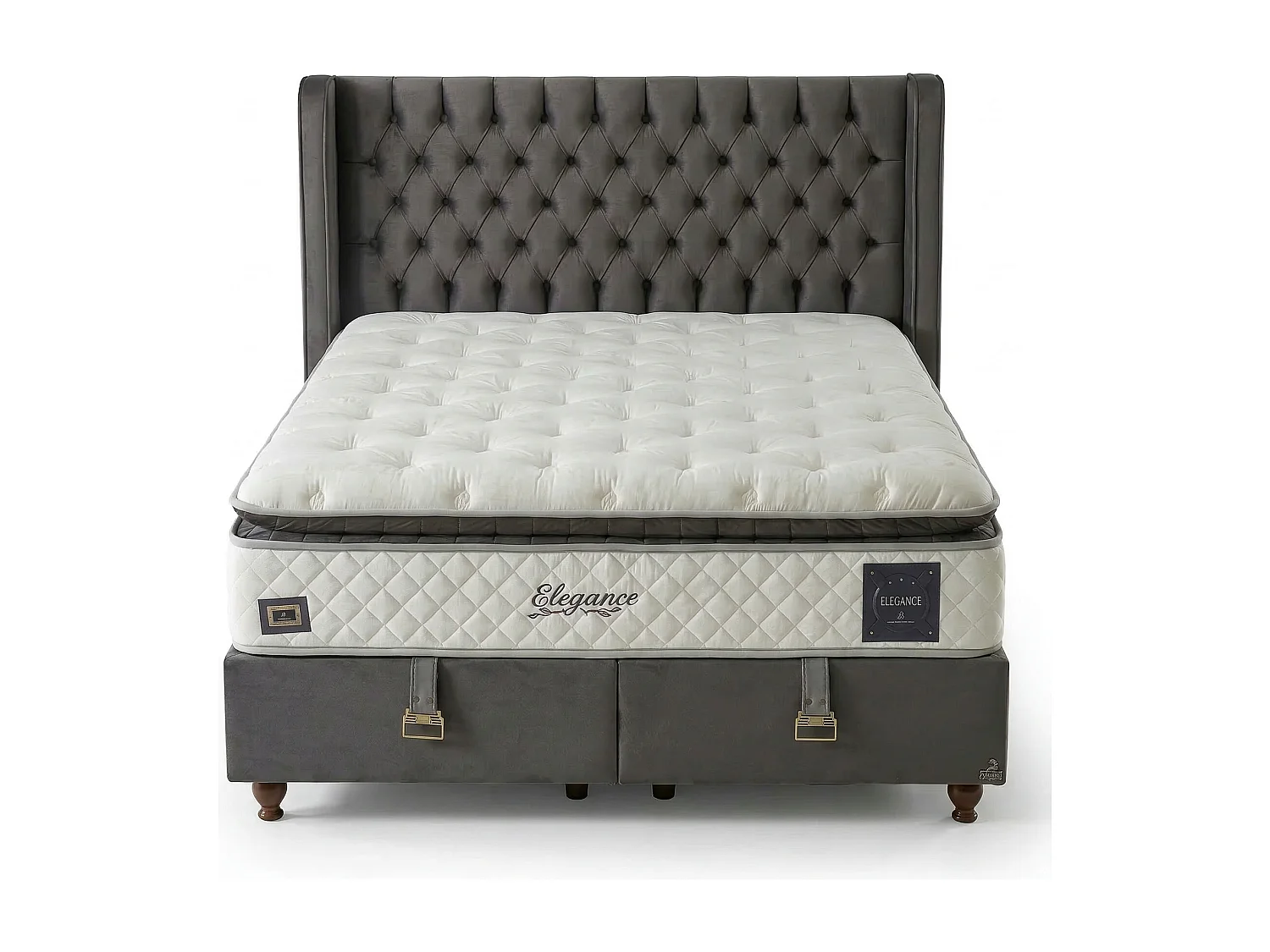Lit Elegance avec matelas – 160 × 200 cm avec matelas inclus