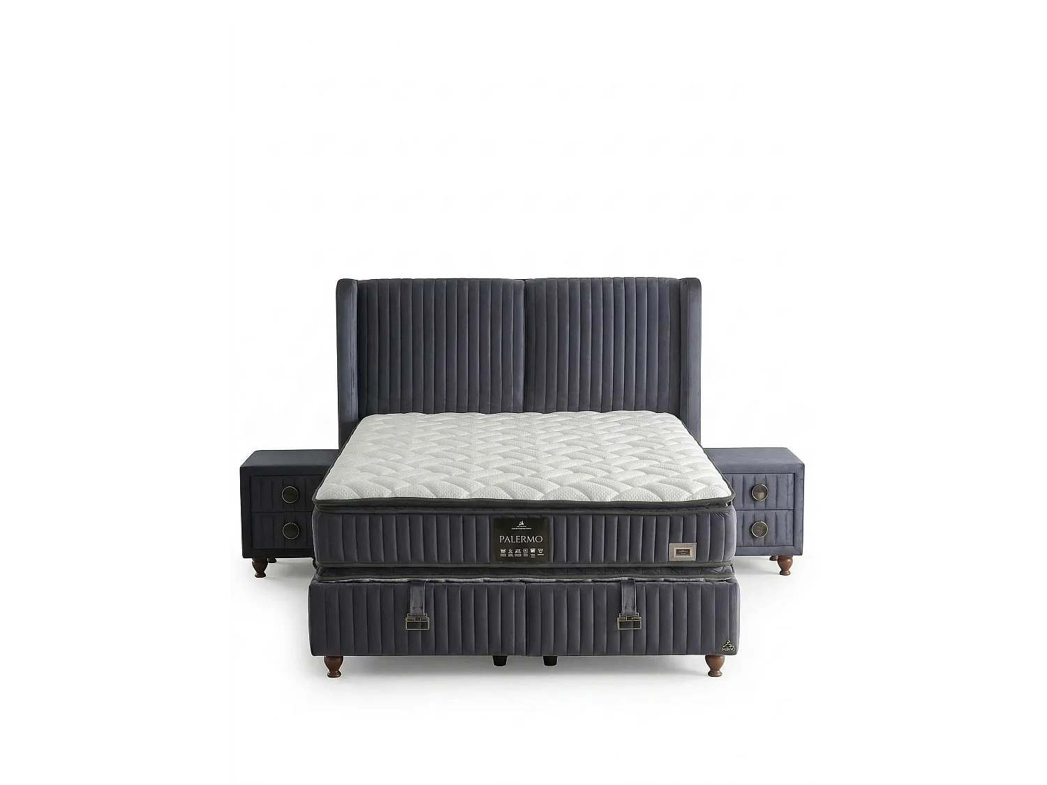 Palermo Bett mit Matratze – 120 x 200 cm inkl. Matratze