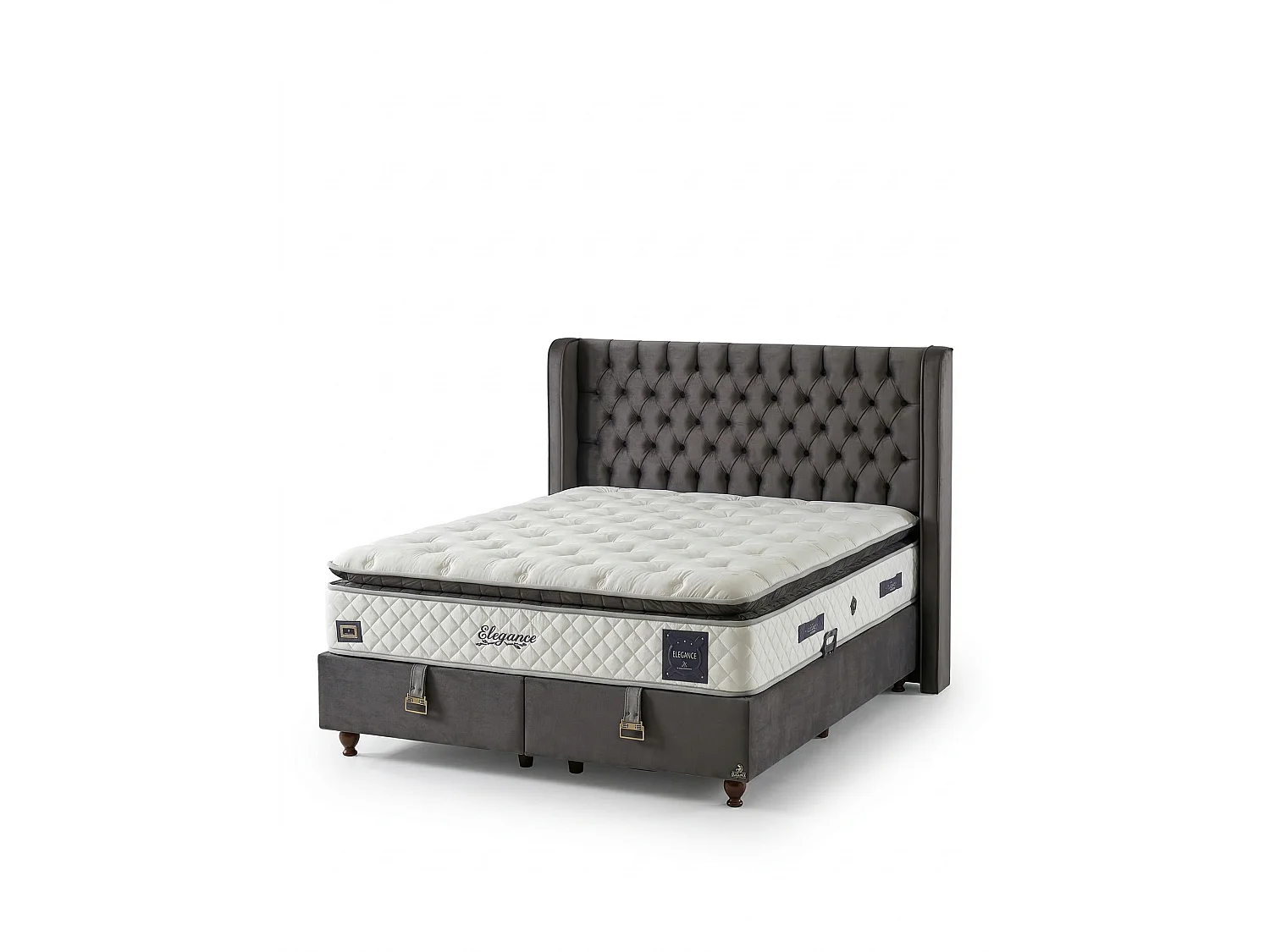Lit Elegance avec matelas – 180 × 200 cm avec matelas inclus