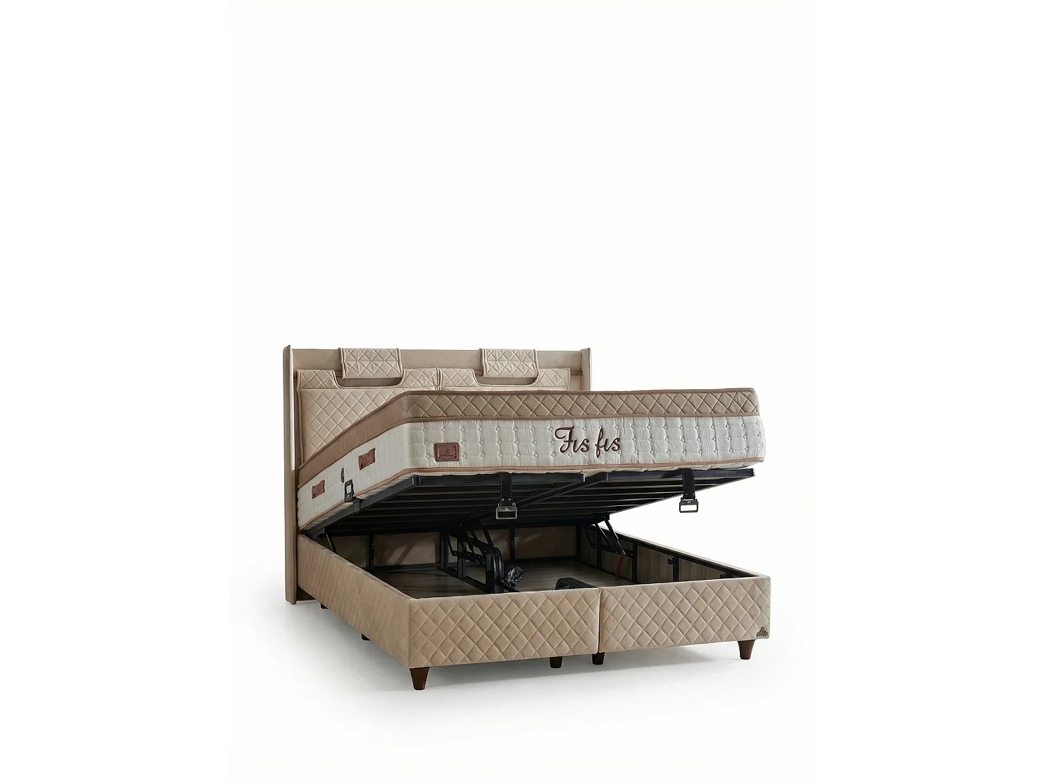 Lit Fisfis Plus avec matelas – 90 × 200 cm avec matelas inclus