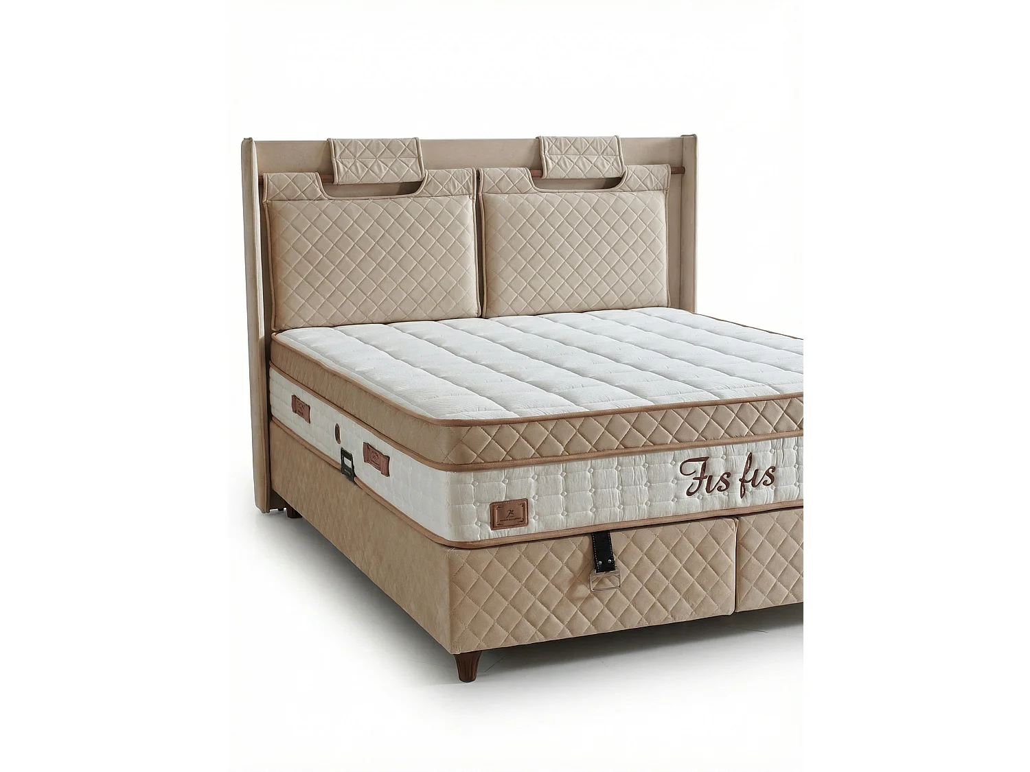 Lit Fisfis Plus avec matelas – 90 × 200 cm avec matelas inclus