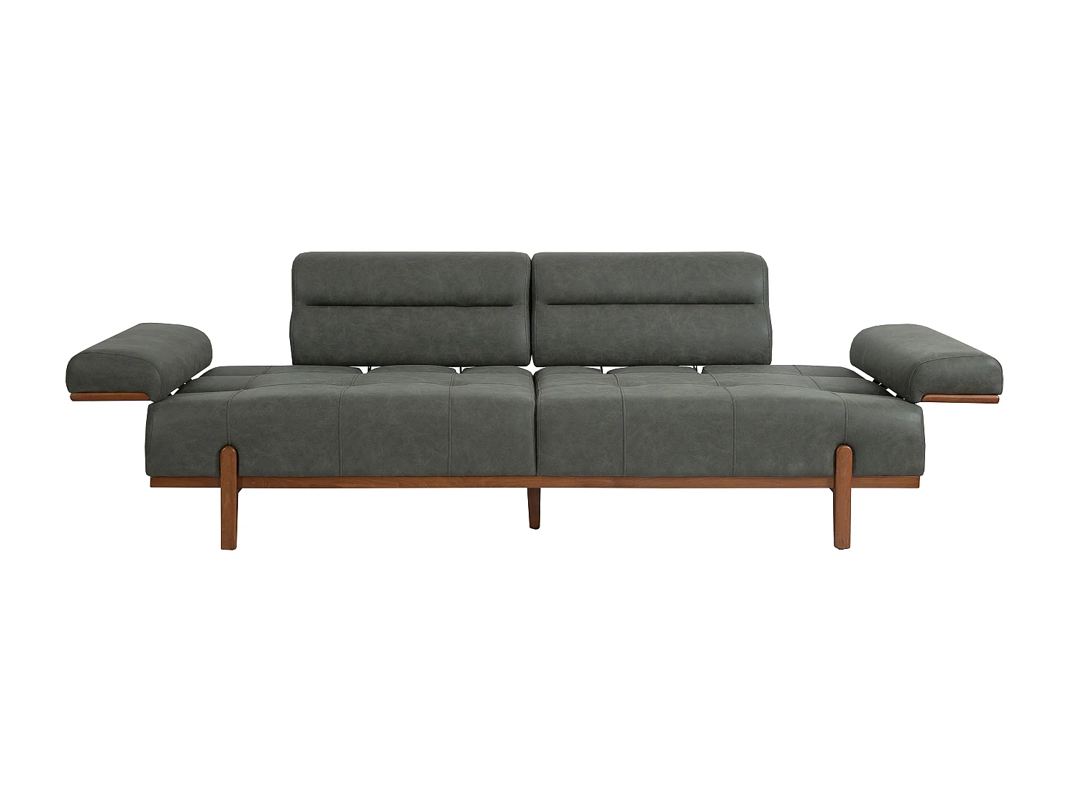 Set Divano Spring 3 pezzi Beige‑Grigio – 2 divani 3 posti + poltrona, 2 letti 90×200 cm