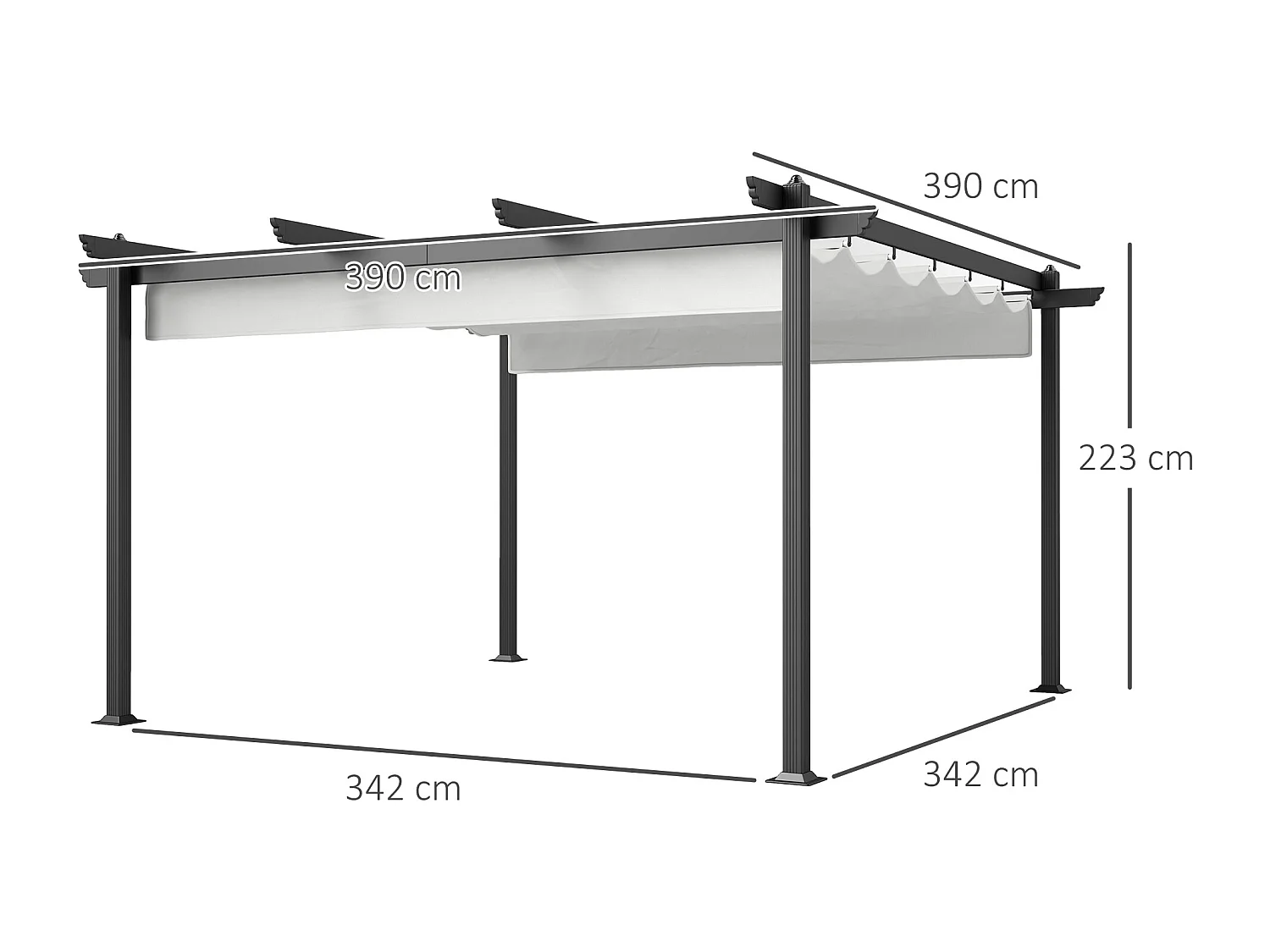 EasyComfort Set da Giardino 4 Pezzi in Rattan con Divanetto, 2 Sedie e Tavolino da Caffè, Nero, Marrone e Crema