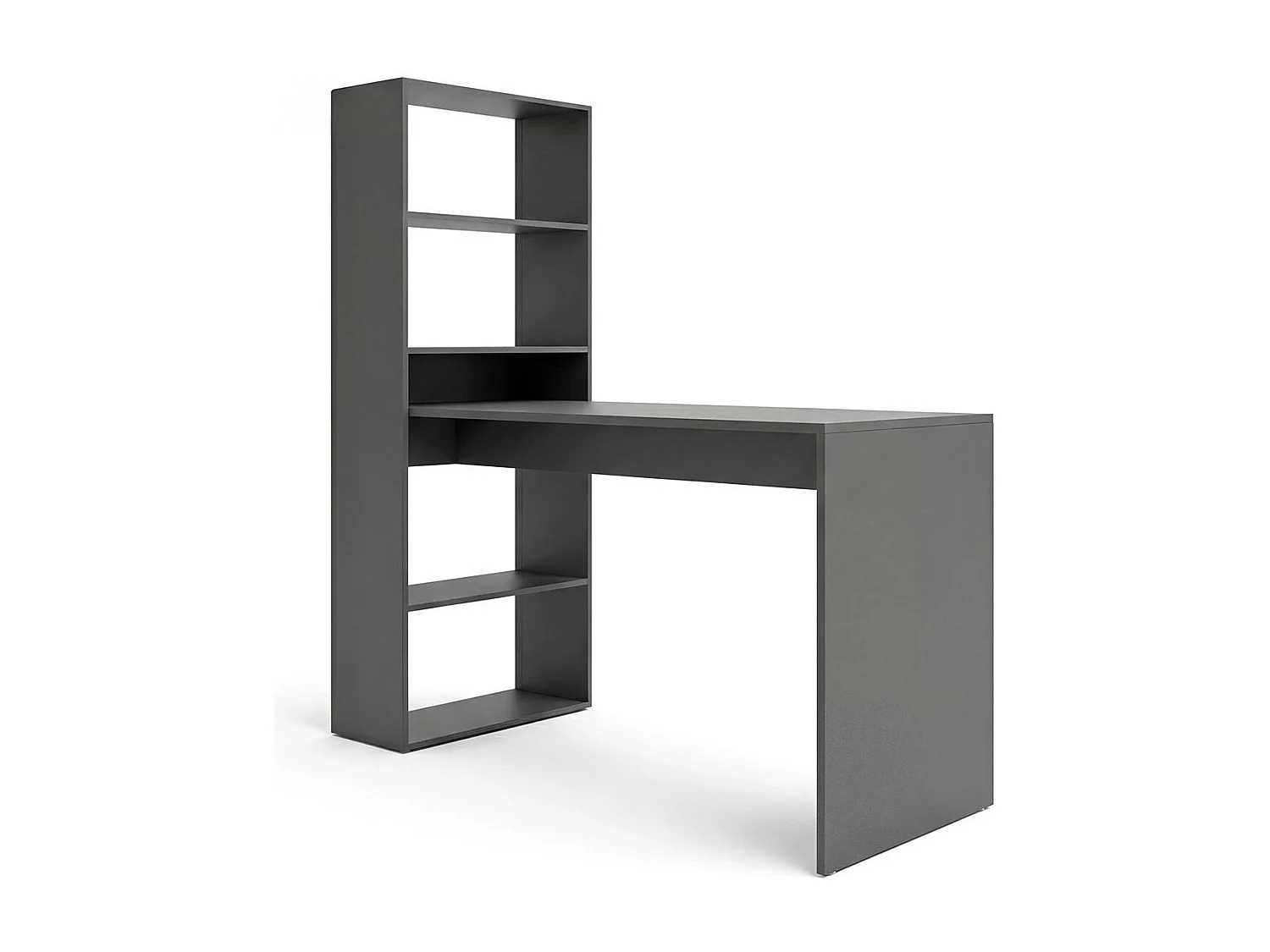 Secretária Cosmic com prateleiras Gris Grafito