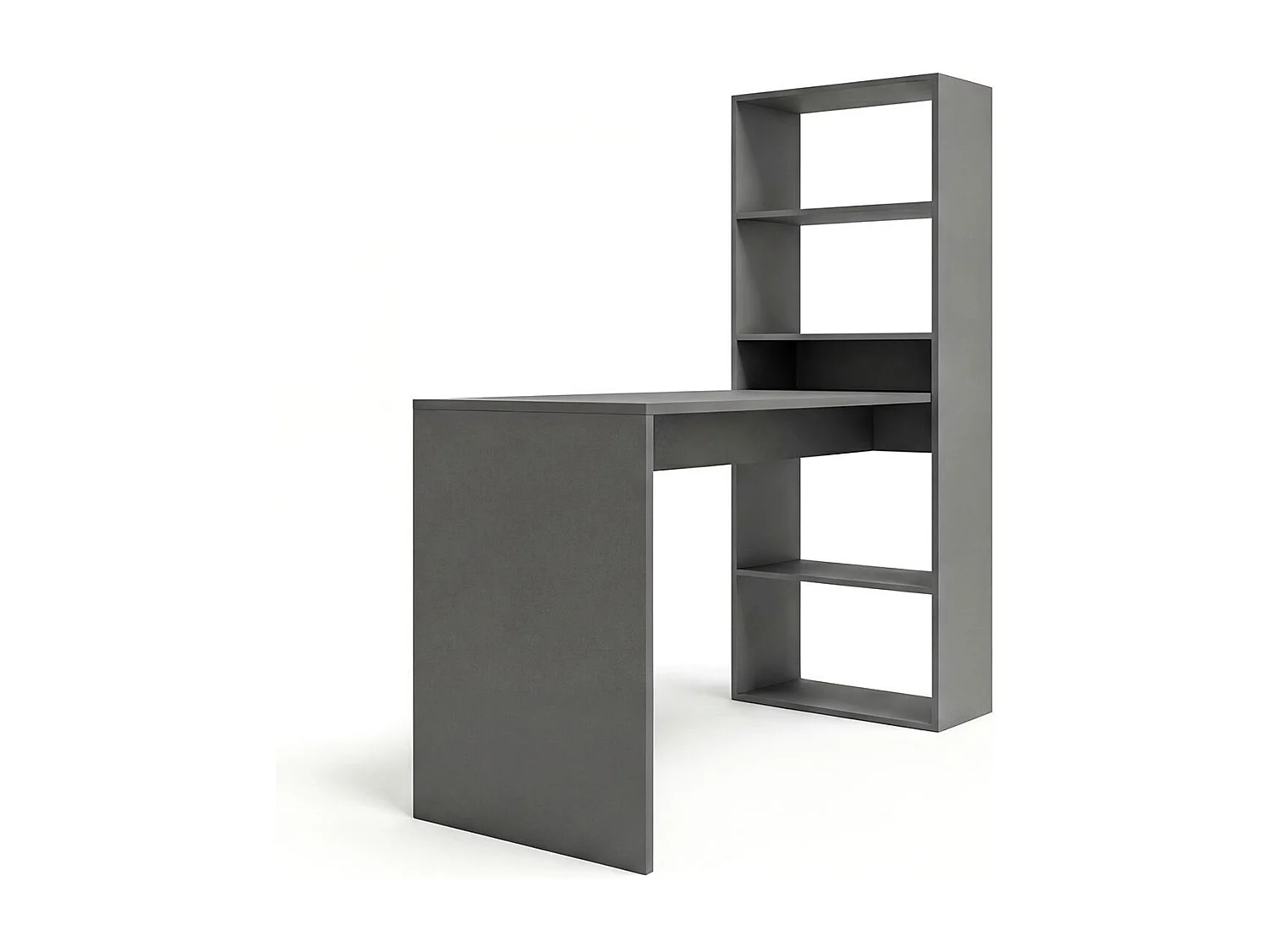 Secretária Cosmic com prateleiras Gris Grafito