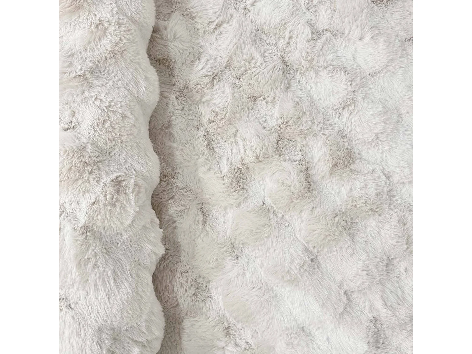Tapis d'intérieur bubble 100% polyester blanc BUMPY. 80 x 150 cm