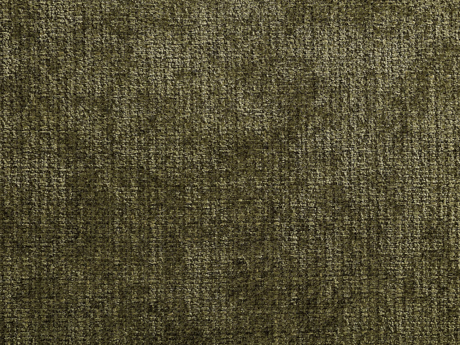 Canapé d'angle gauche convertible en tissu chenille vert kaki CASORU
