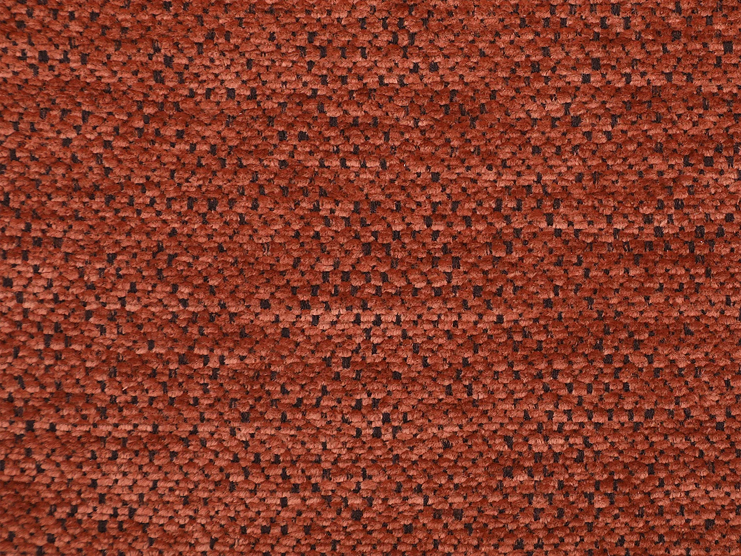 Fauteuil convertible chauffeuse en tissu chiné terracotta EKAVO