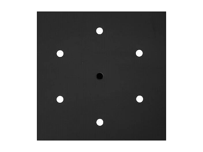 Lot de 4 chaises de table en métal noire - Longueur 45 x Profondeur 48 x Hauteur 85 cm