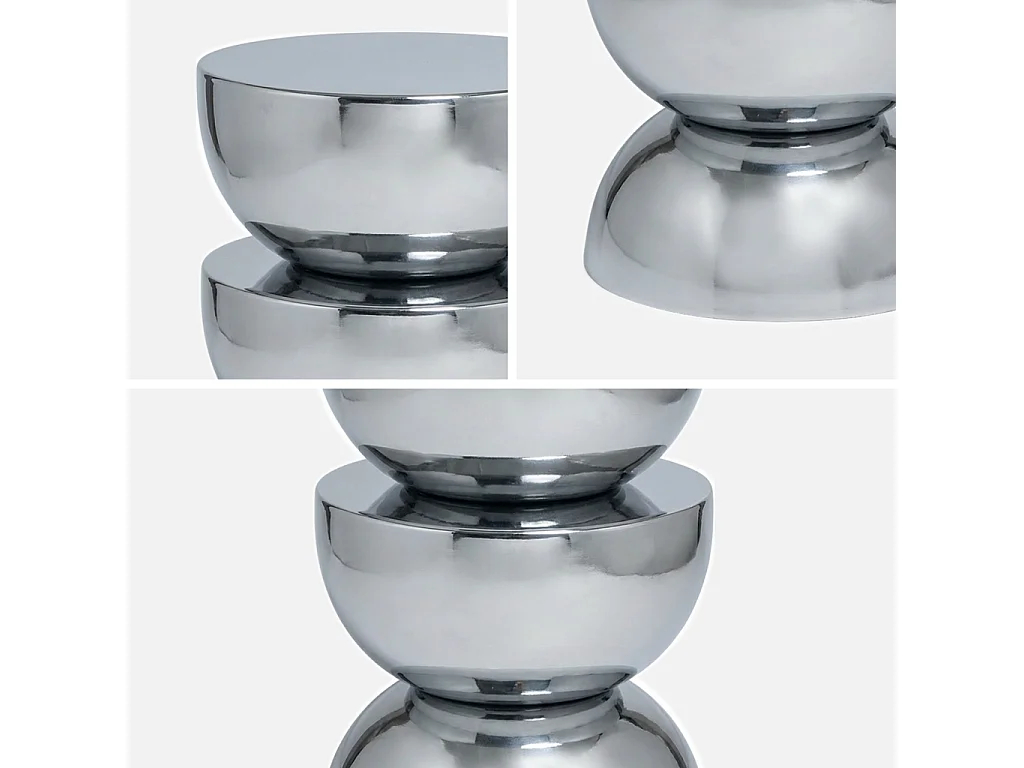 Tavolino, tavolino da salotto, comodino in acciaio inossidabile ø32 x