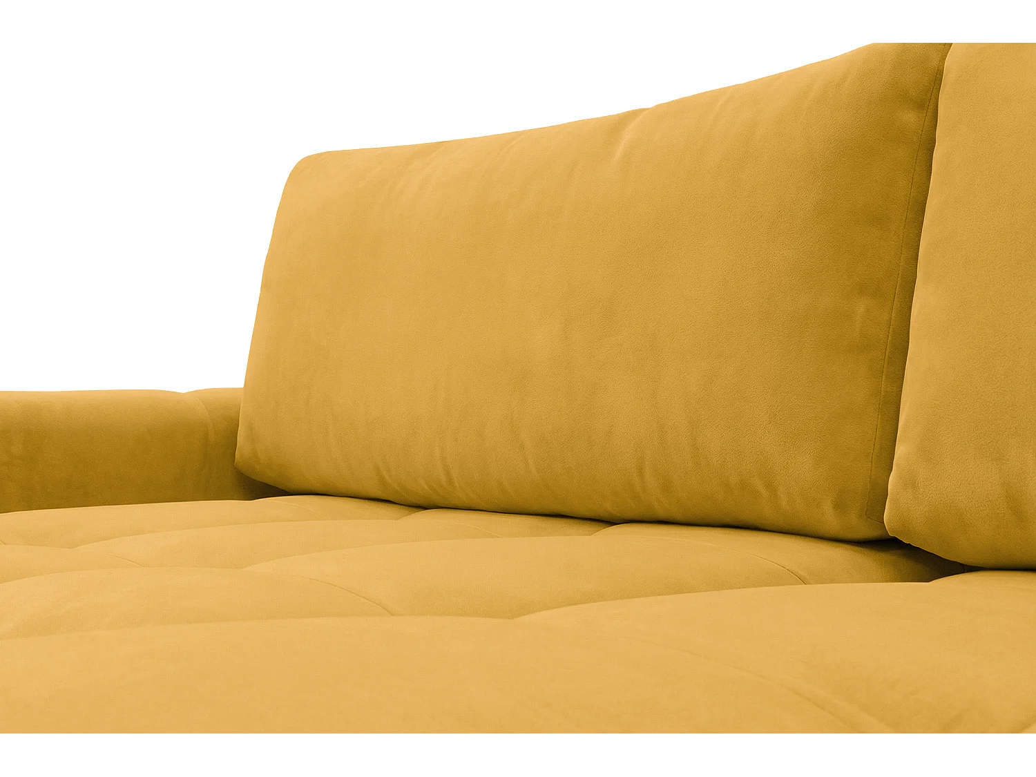 Ecksofa BELVEO mit Schlaffunktion und Bettkasten L-Form Ausrichtung Rechts Stoff Bluvel 68