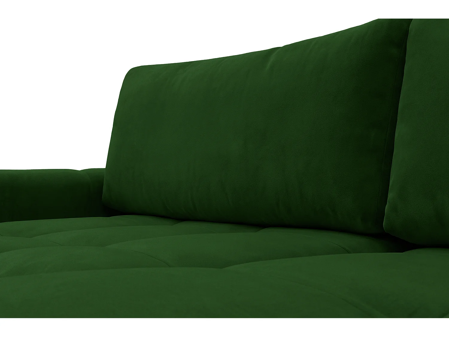 Ecksofa BELVEO mit Schlaffunktion und Bettkasten L-Form Ausrichtung Links Stoff Bluvel 78