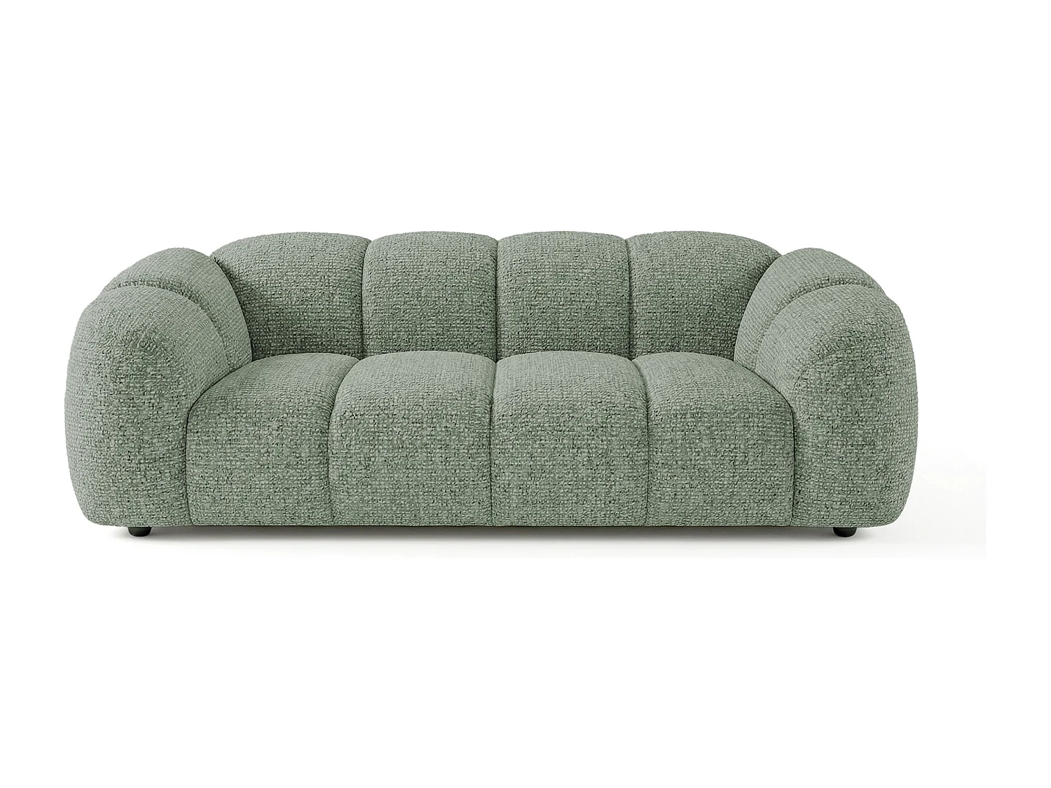 Design Sofa MALI 3-Sitzer Stoff Puente 33 Salbeigrün – Cloud Design 240cm