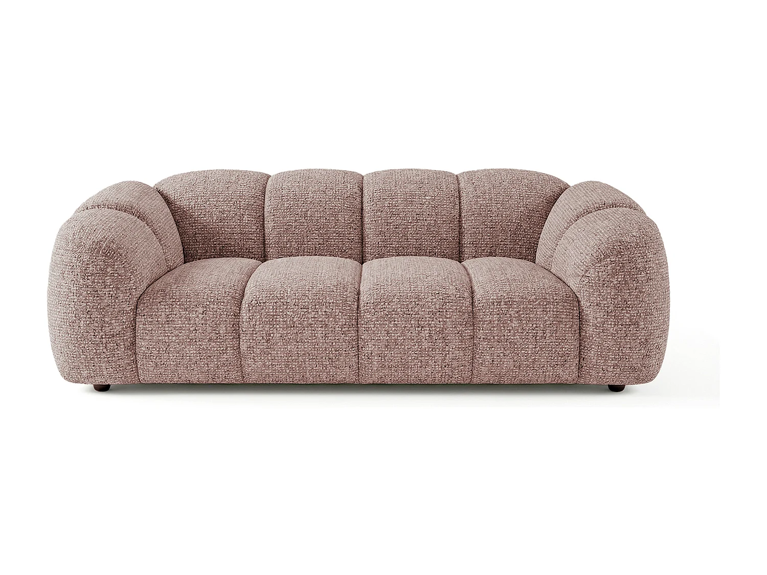 Design Sofa MALI 3-Sitzer Stoff Puente 68 Altrosa – Cloud Design 240cm