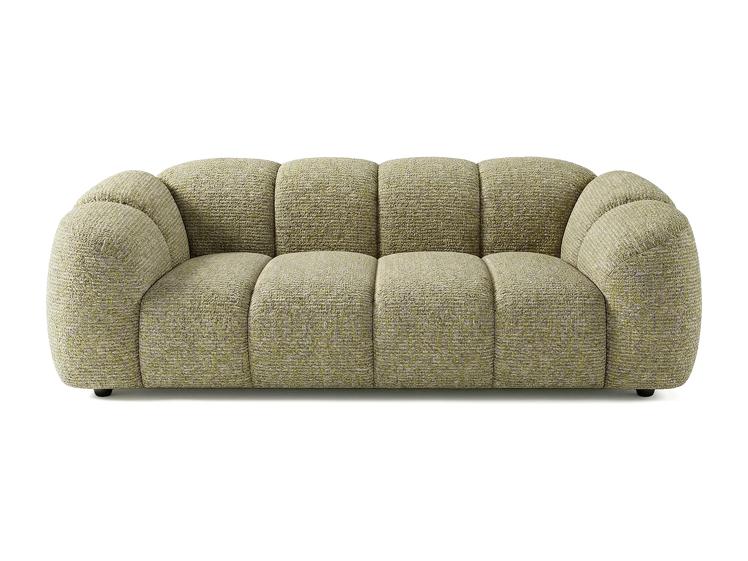 Design Sofa MALI 3-Sitzer Stoff Puente 41 Senfgelb – Cloud Design 240cm