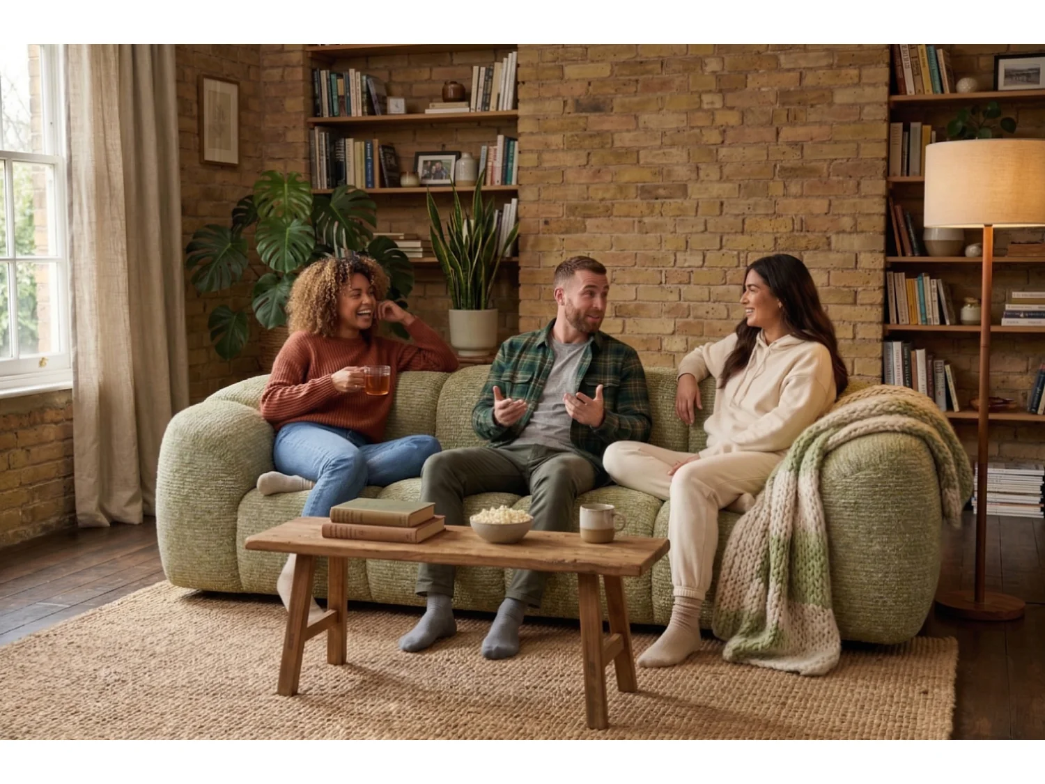 Design Sofa MALI 3-Sitzer Stoff Puente 41 Senfgelb – Cloud Design 240cm