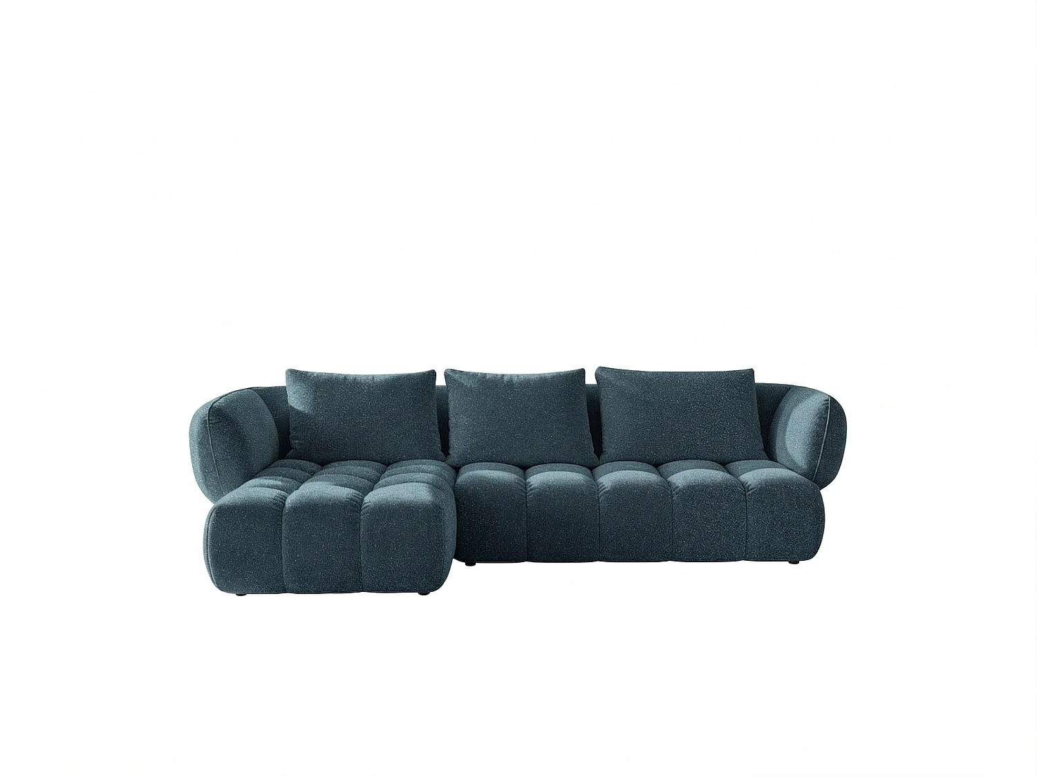 Lounge Ecksofa SAVIO - Puente 39 Petrolblau links - 250x168 cm - Design Sofa HR