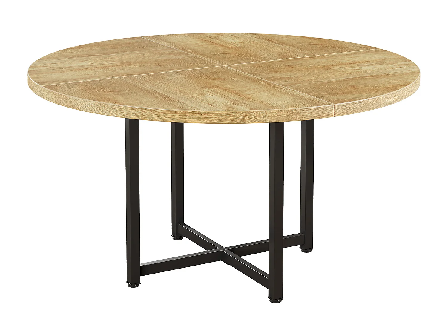 Ronde eettafel van 120 cm - Landelijke keukentafel (alleen tafel)