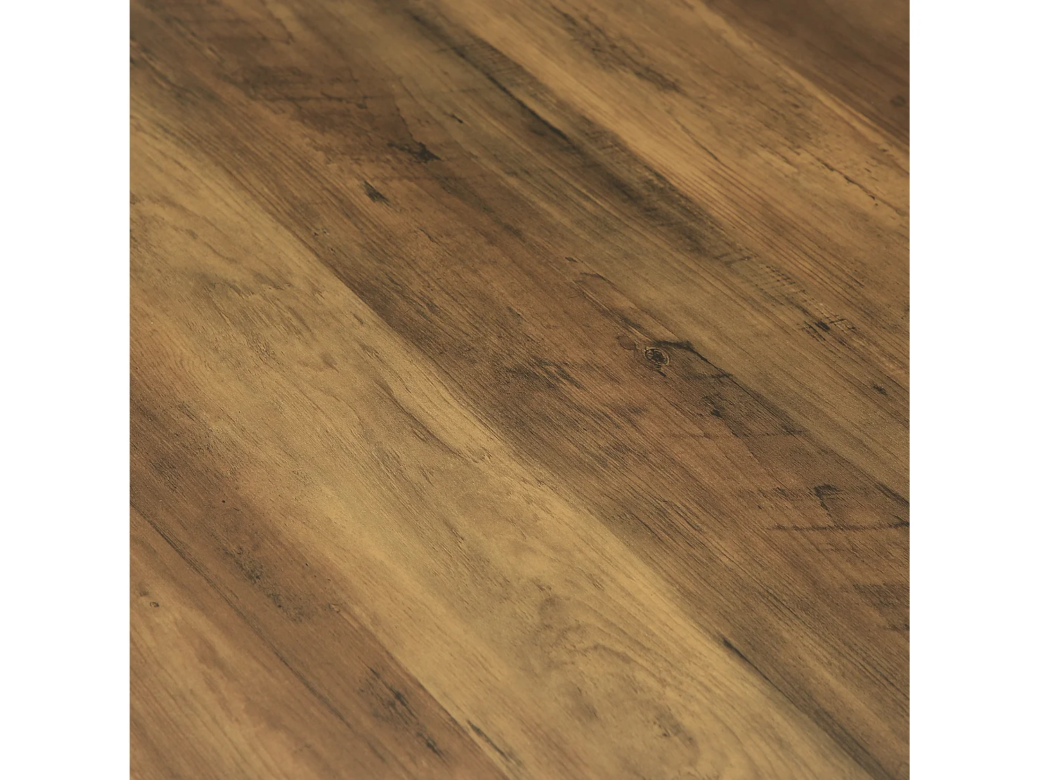 Petite table ronde à manger, table de cuisine de style campagnard de 80 cm pour 2 à 4 personnes