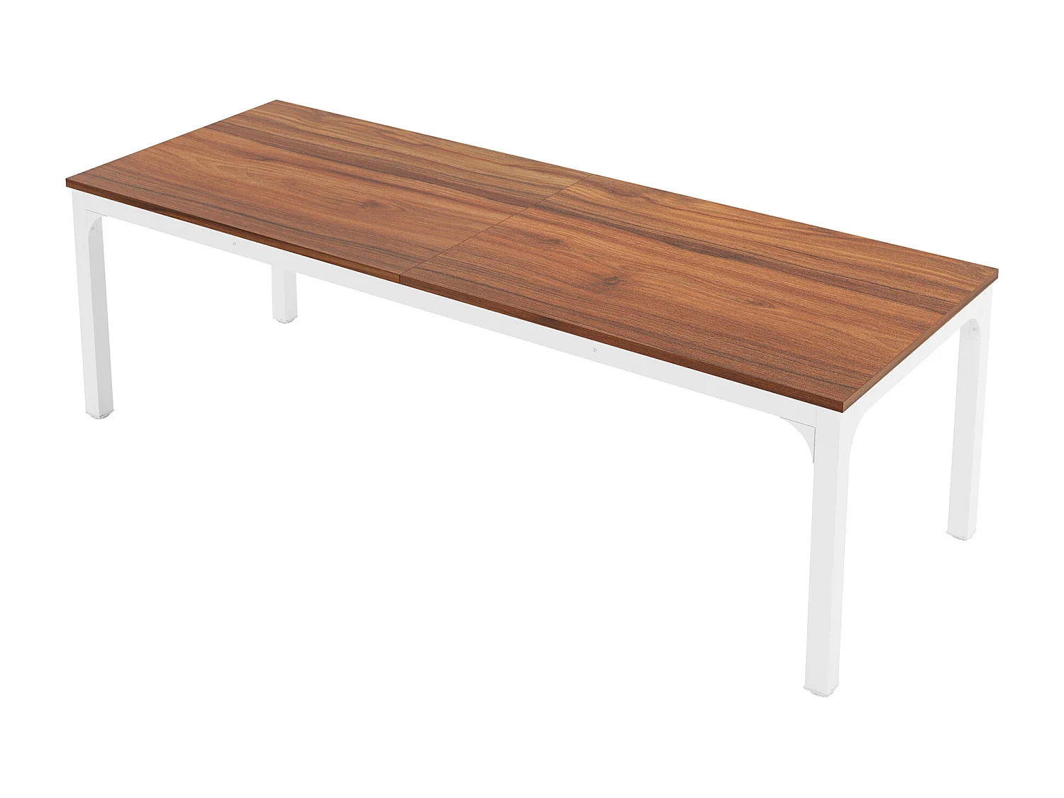 Scrivania per ufficio domestico a 2 posti, scrivania moderna extra lunga da 200 cm, doppia postazione di lavoro per ufficio in casa