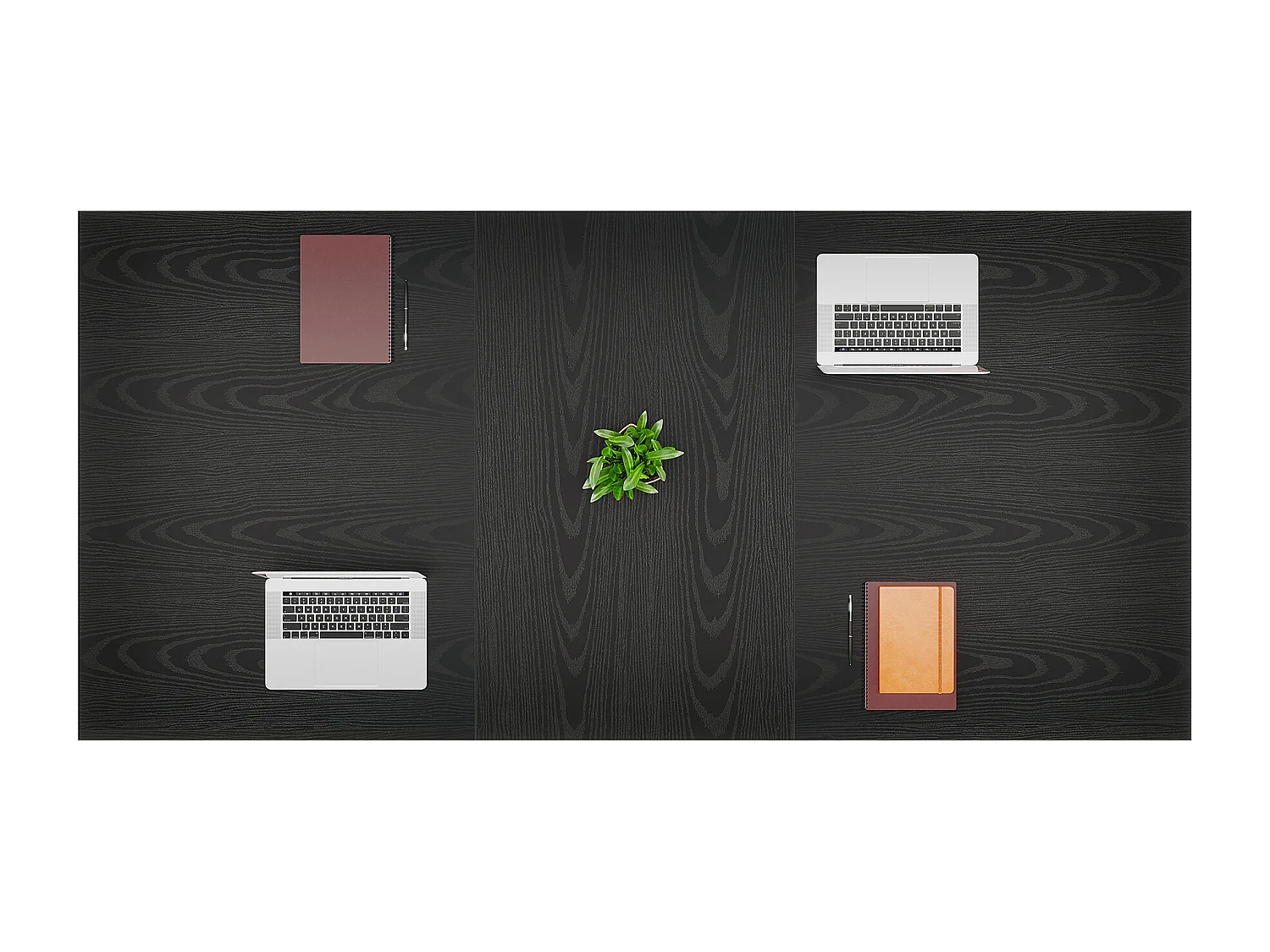 Bureau de 160 cm pour bureau à domicile, bureau de direction moderne, poste de travail informatique