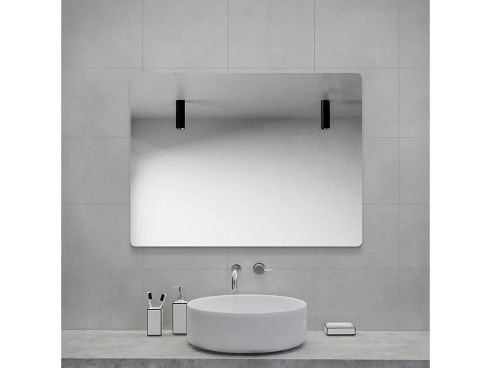 Miroir mural sans cadre 60×80 cm – Miroir de salle de bain HD sans cuivre