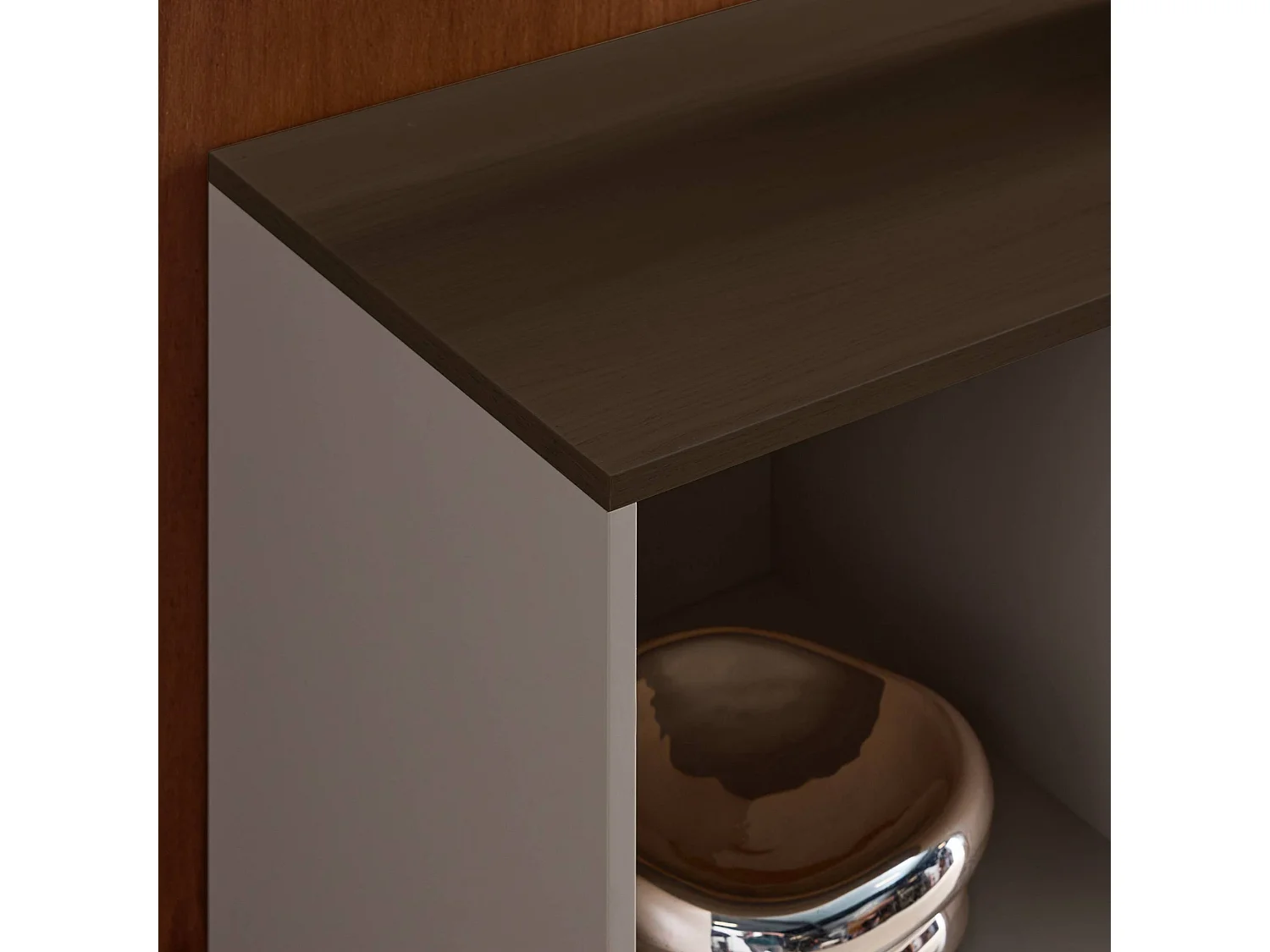 Aparador, mueble de almacenamiento de metal y decoración de madera 1